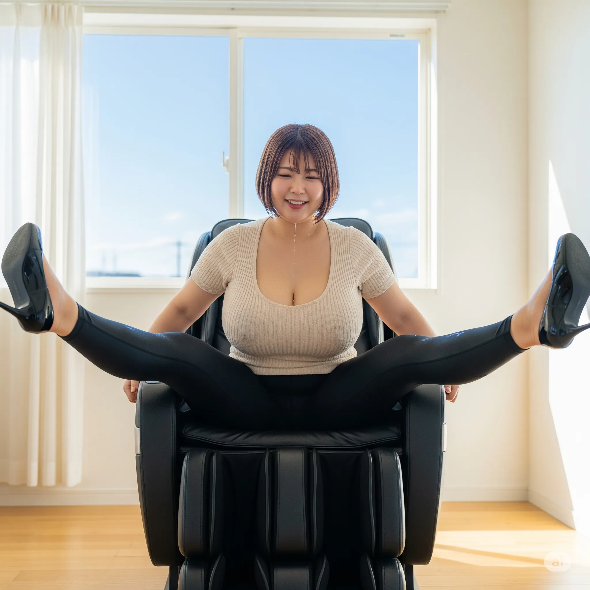 背面から伝わる豊満ヒップの質感フェチ 060