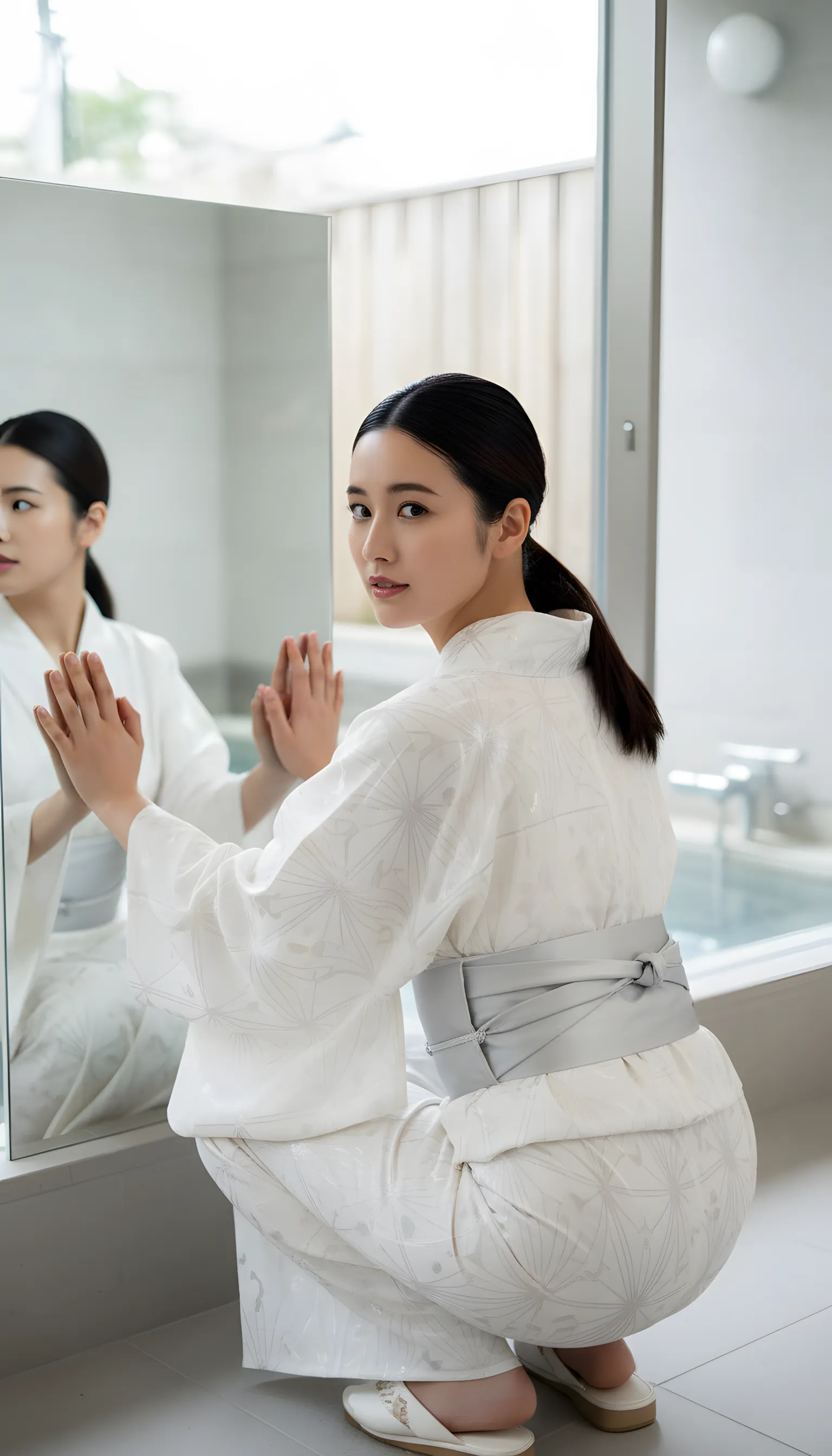 熟女 浴衣 最高の肉感 曲線美 007