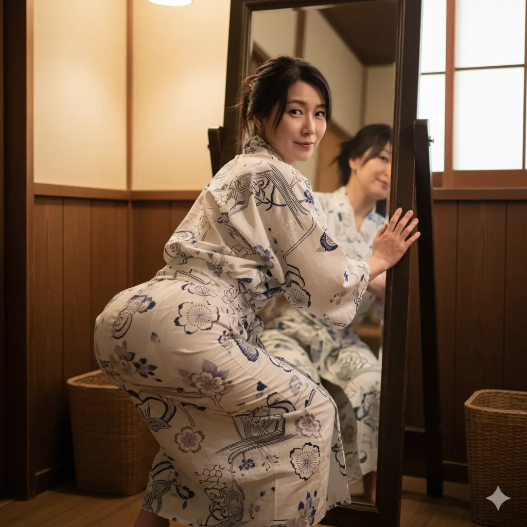 浴衣 スクワット 膝立ちからの移行 008