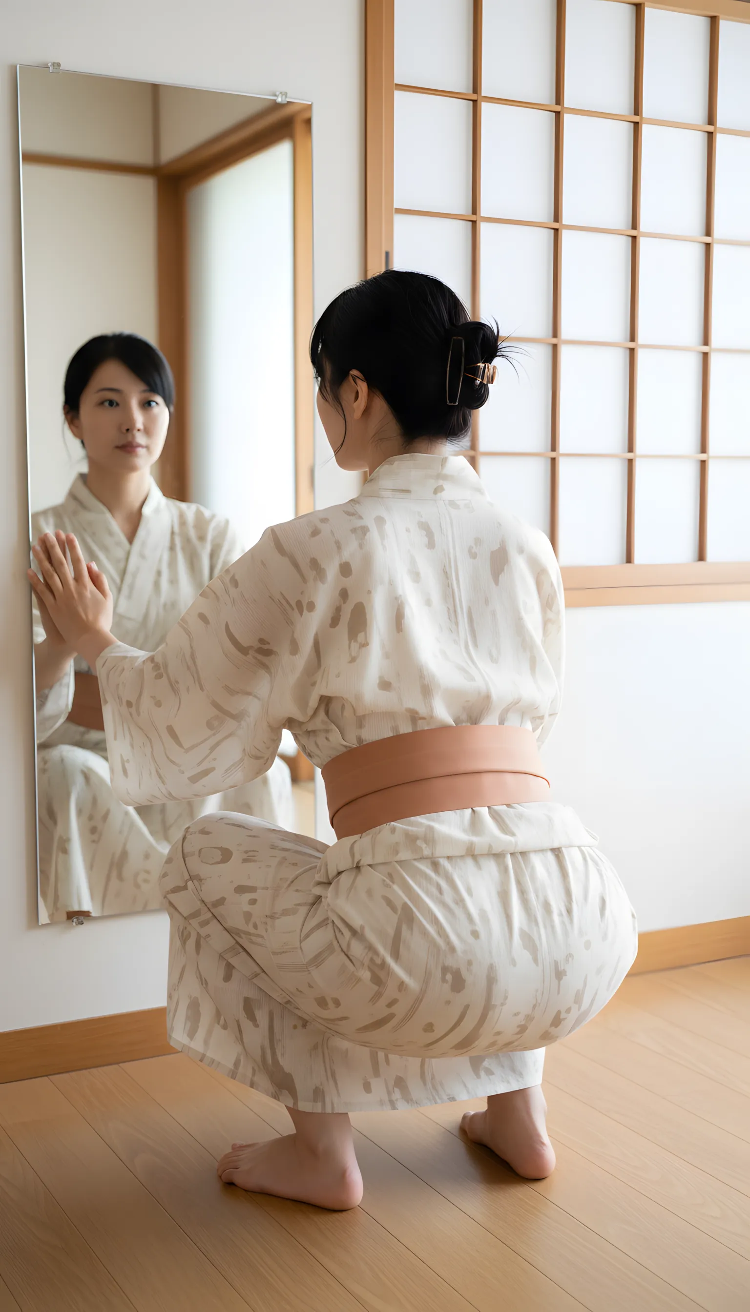 旅館客室 熟女 浴衣の誘惑 020