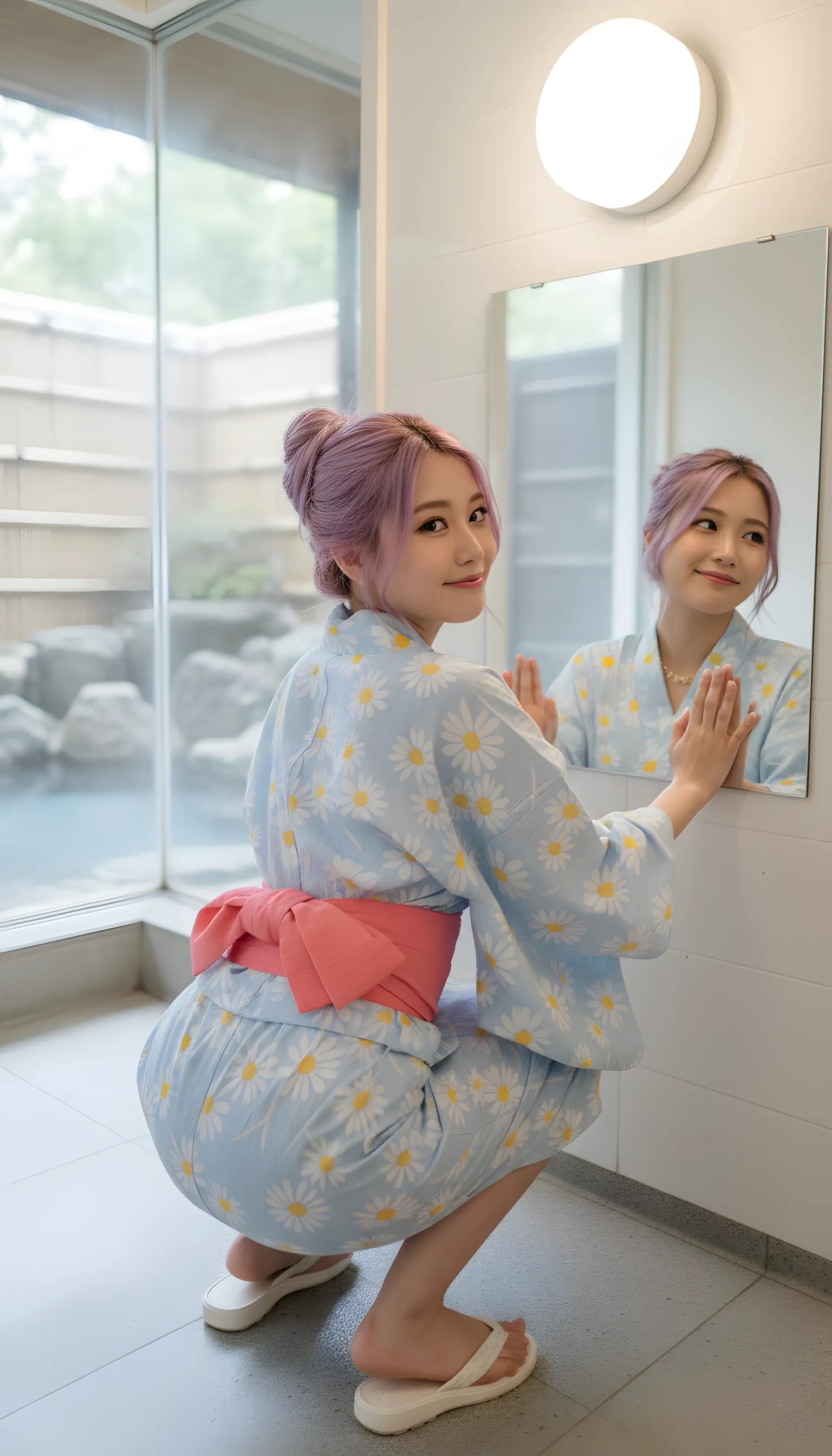 浴衣 巨尻 パンパン 煽りアングル 032