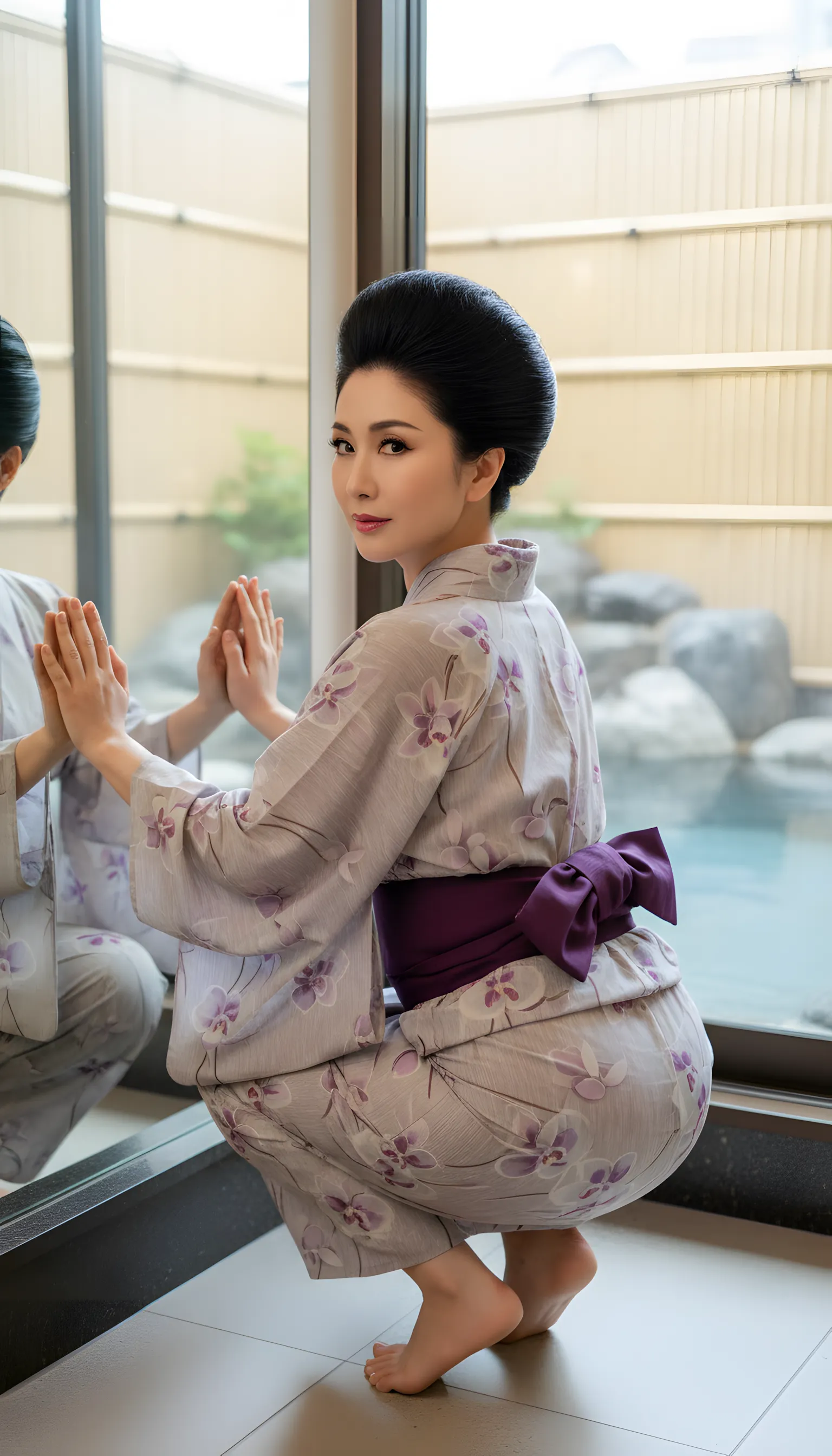 浴衣 巨尻 パンパン 煽り 052