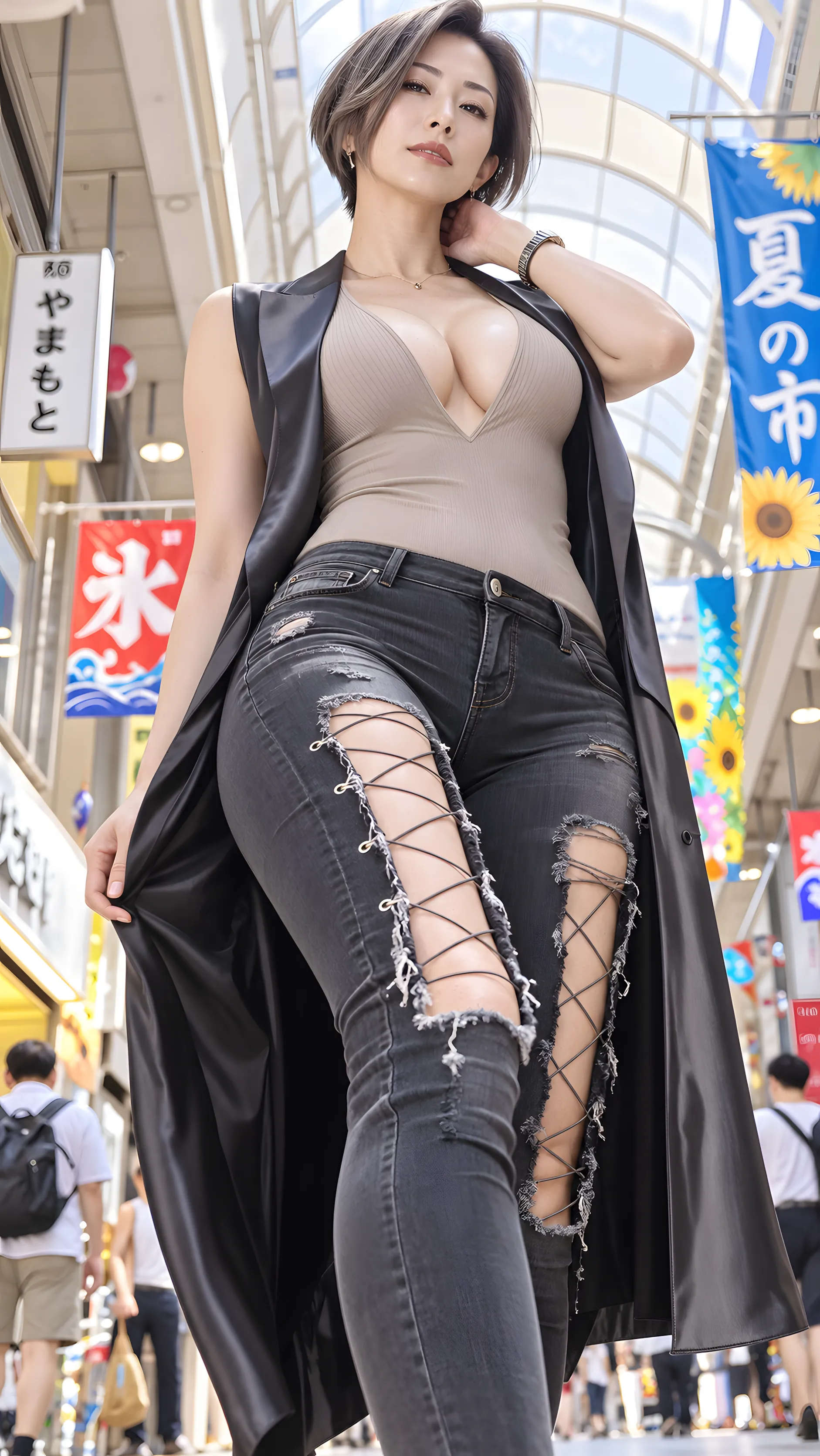 デニム食い込み 最高の締め付けエンド 022