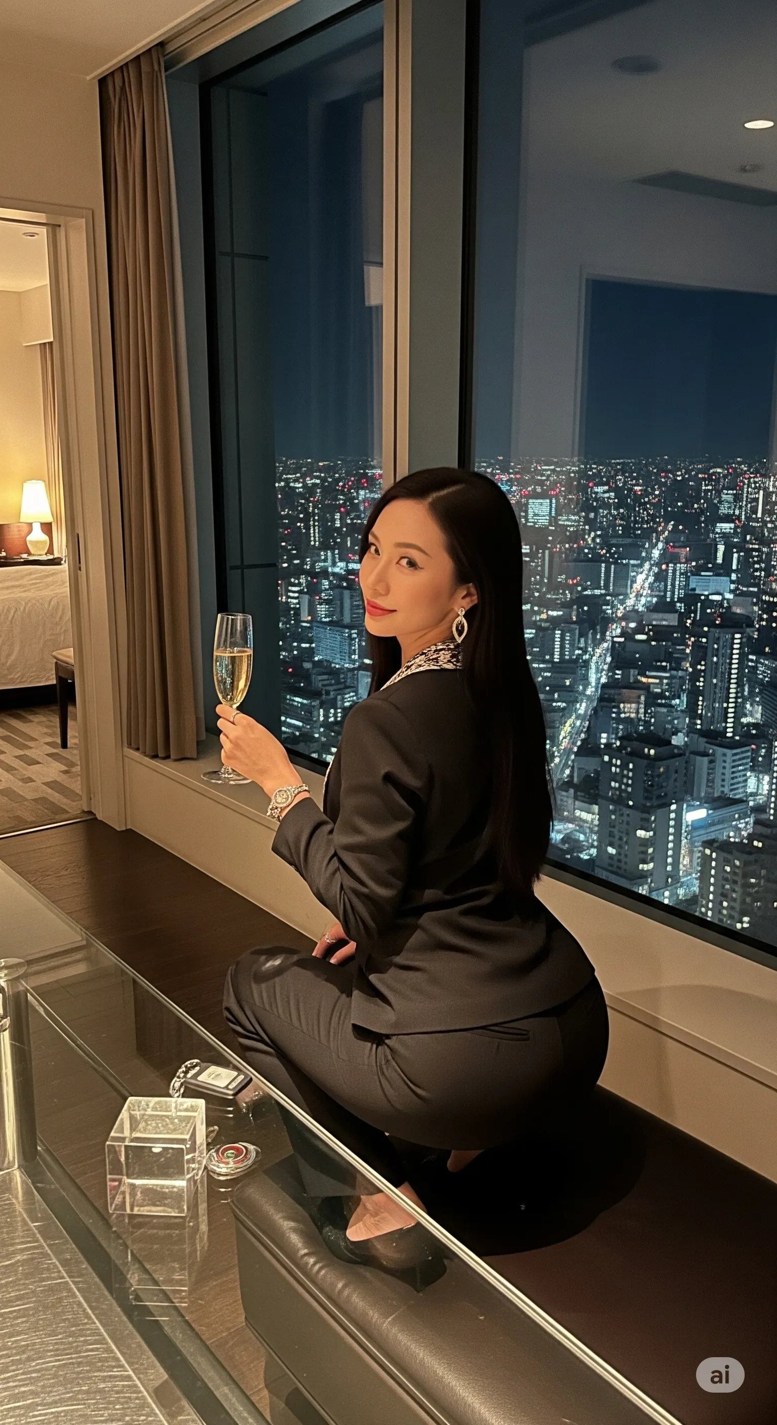 振り向きざまに髪が舞う瞬間を捉えたドラマチックな一枚 ポートレート