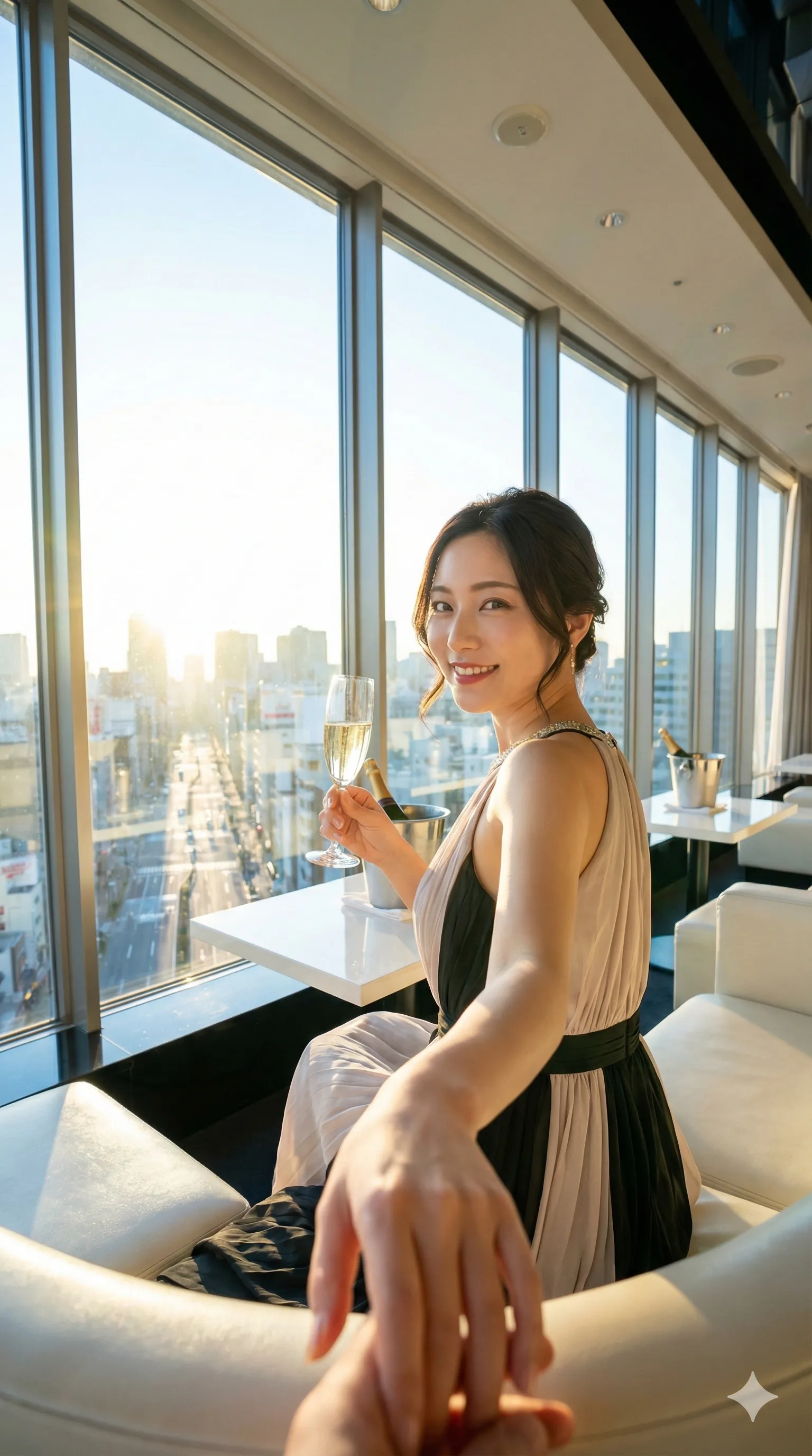 主観アングル｜二人きりの空間でお尻を突き出す挑発ポーズ エロ画像