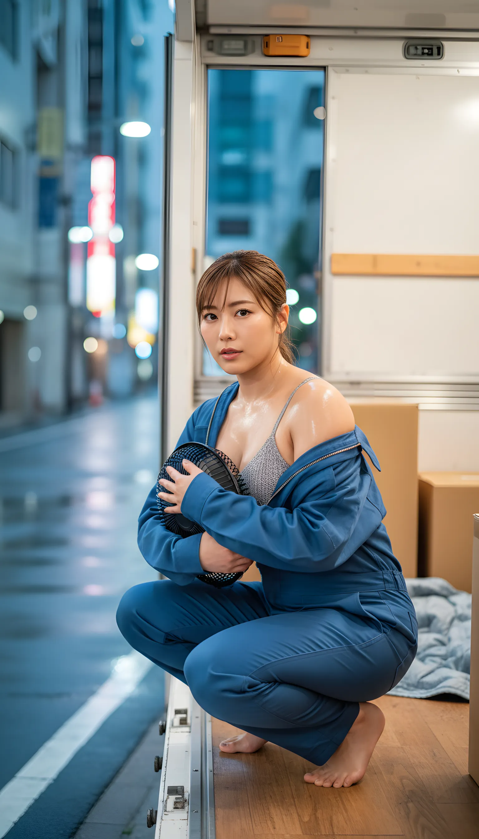 作業服 尻ライン 究極の曲線美 048