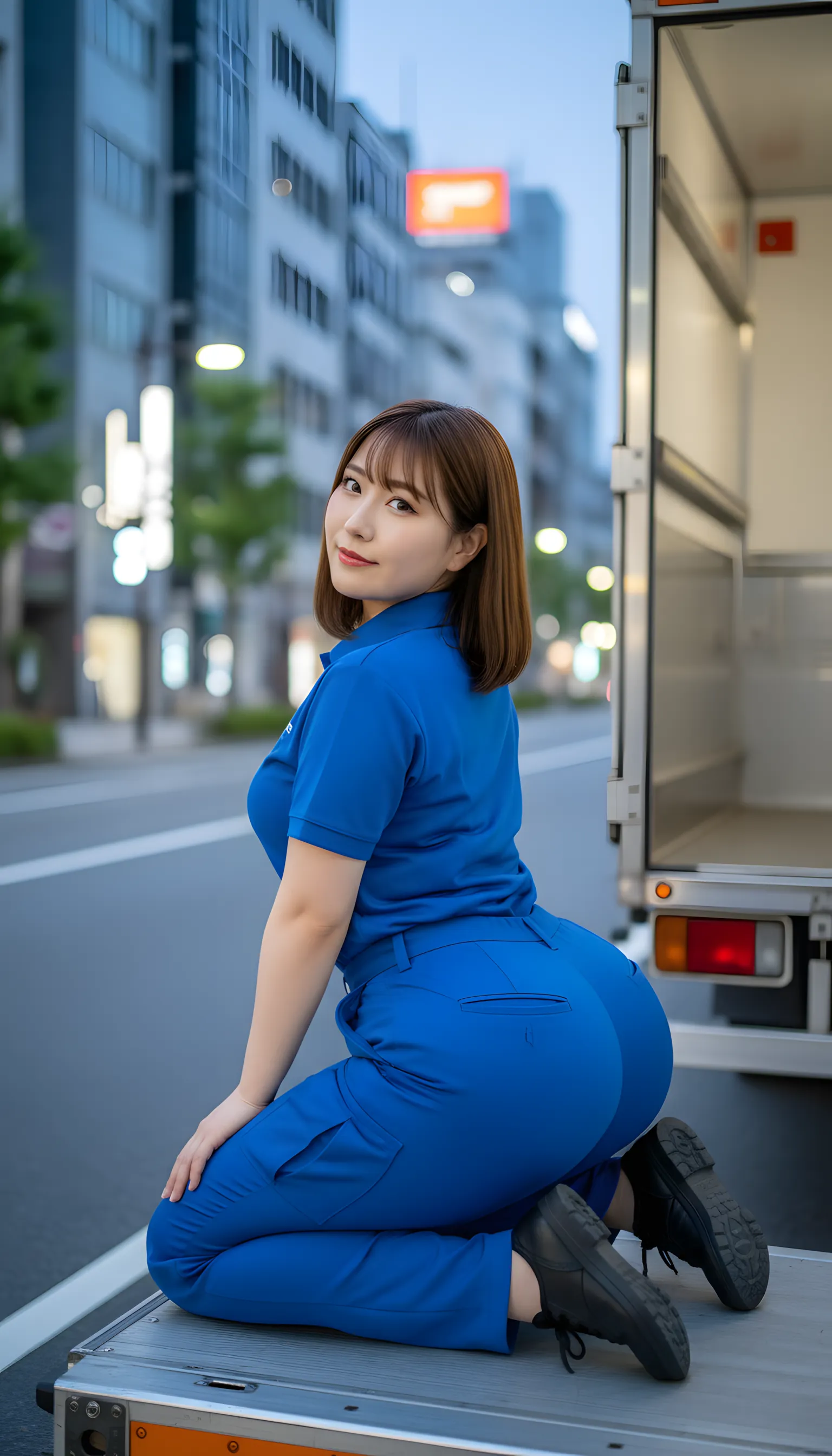 作業服 屈み 究極の肉感美 最高の隙 066