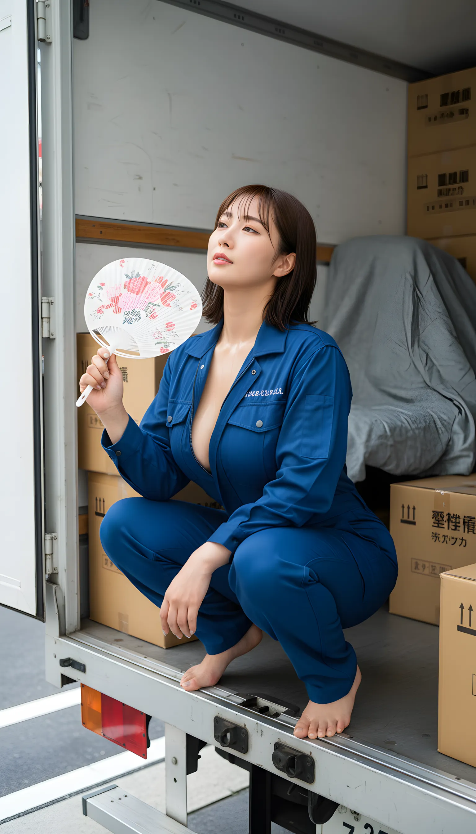 引っ越しスタッフ 尻ライン 究極の美尻 075