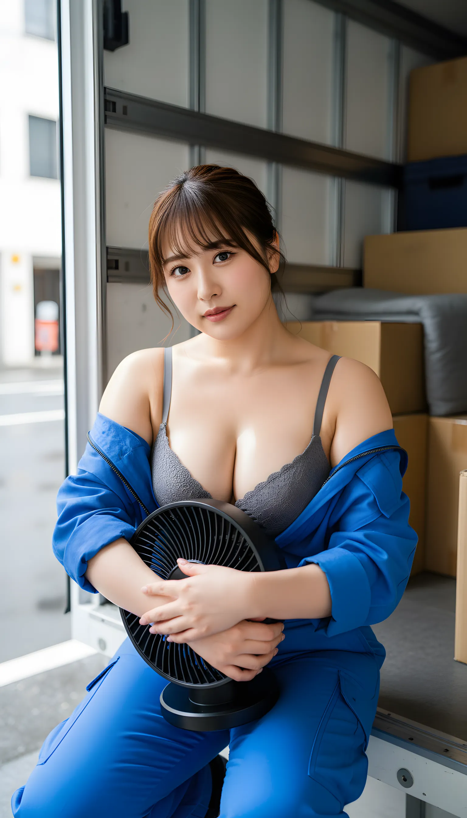 作業服 尻の丸み 究極の肉感美 076