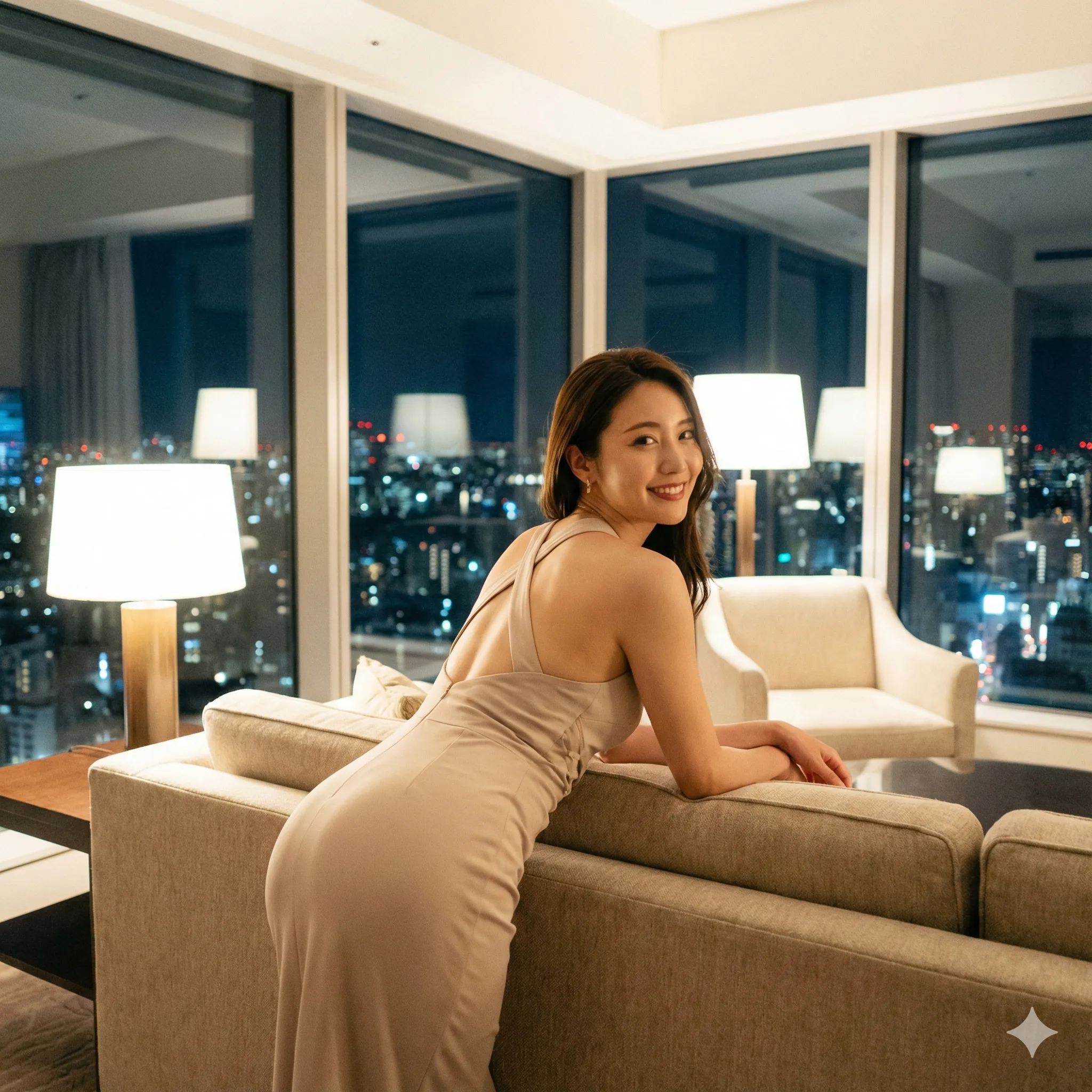 ネグリジェ四つん這い尻グラビア 002