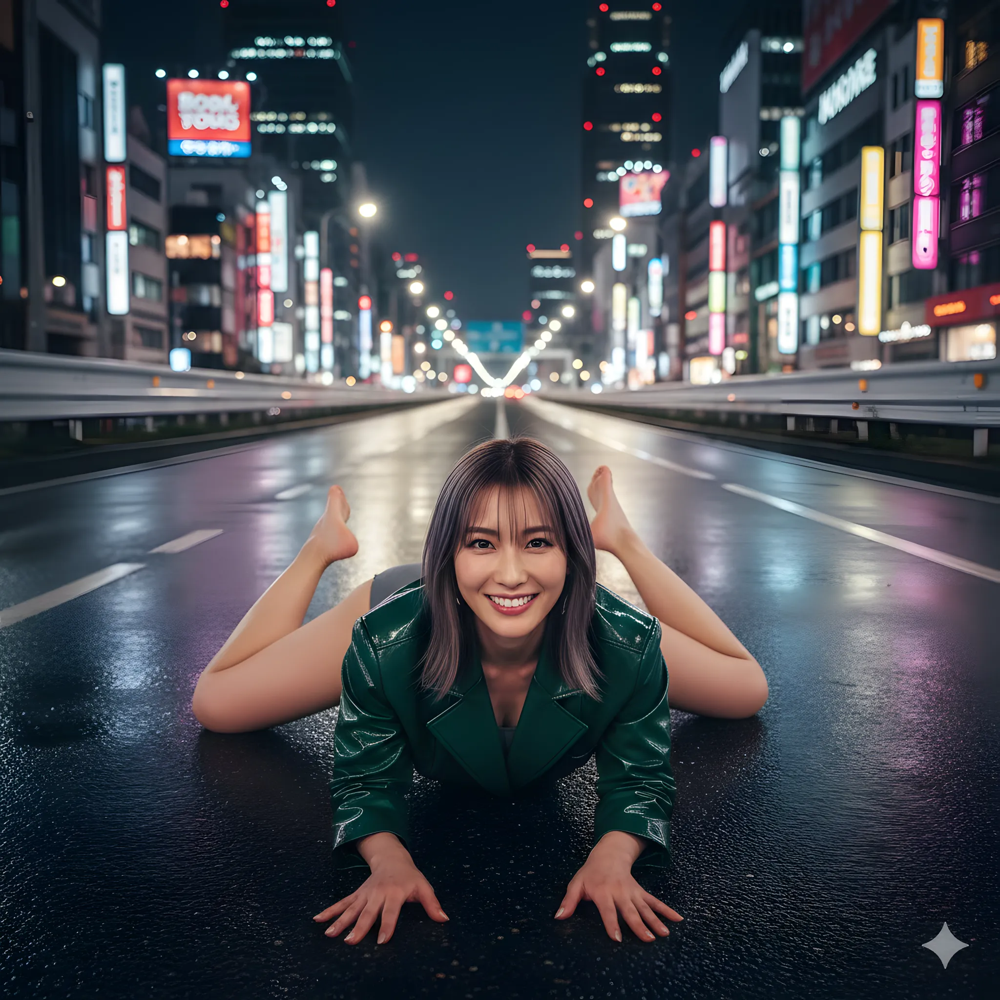 OL 女社長 四つん這い 巨尻から美尻まで 野外・路上でのエロ画像 003