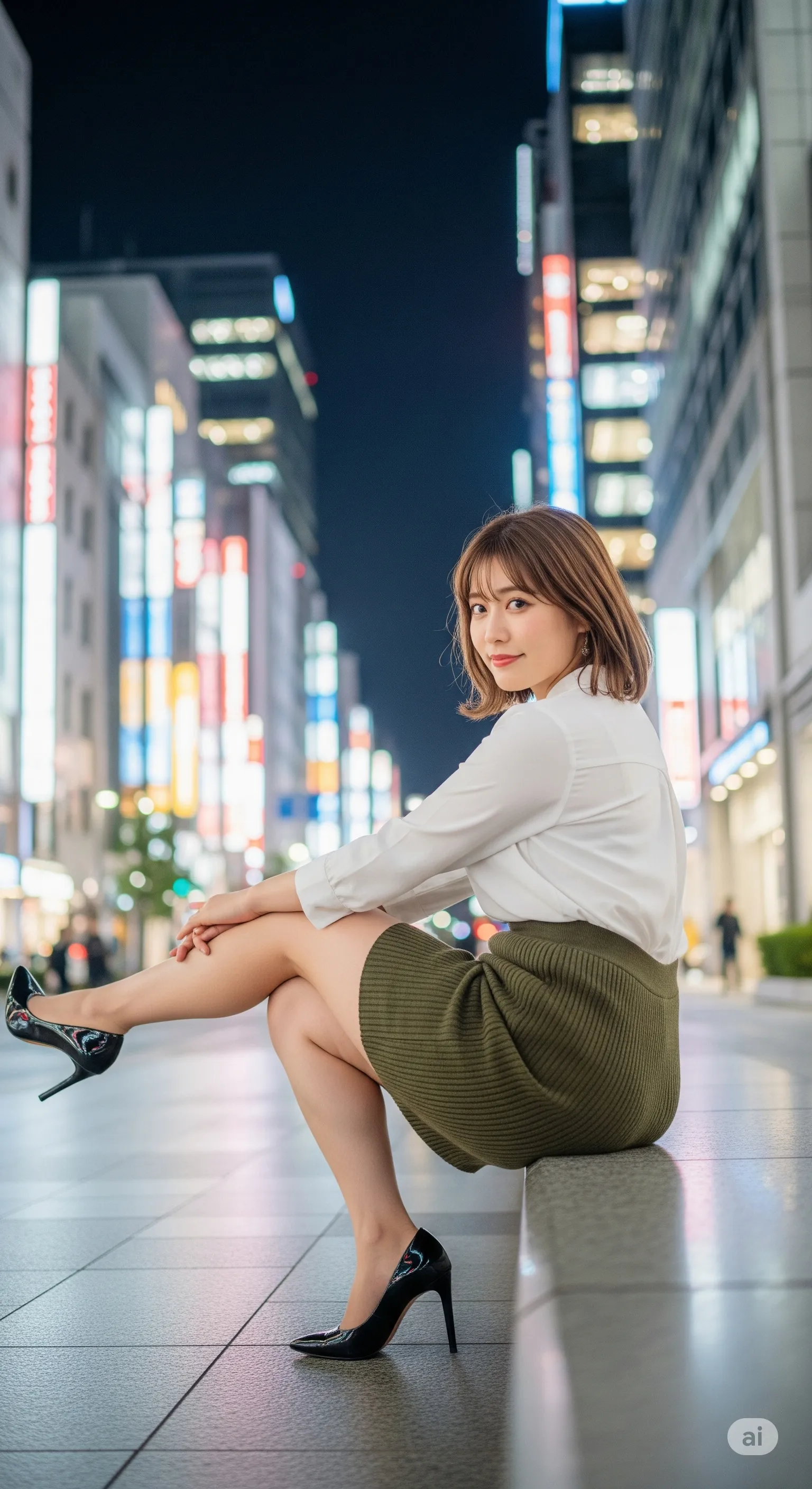 都会の夜を支配する、完璧な美尻グラビア