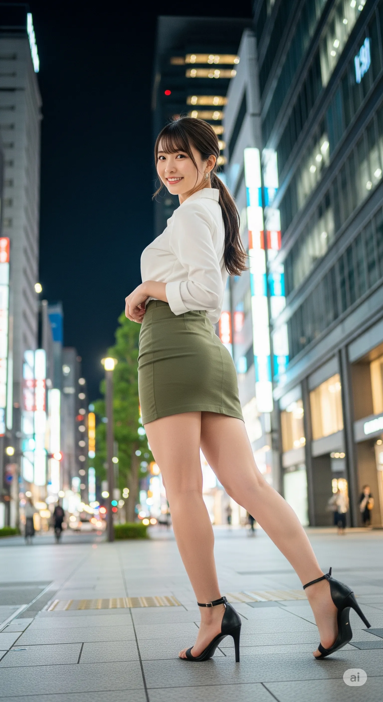 ニットミニから目が離せない、究極の尻フェチショット