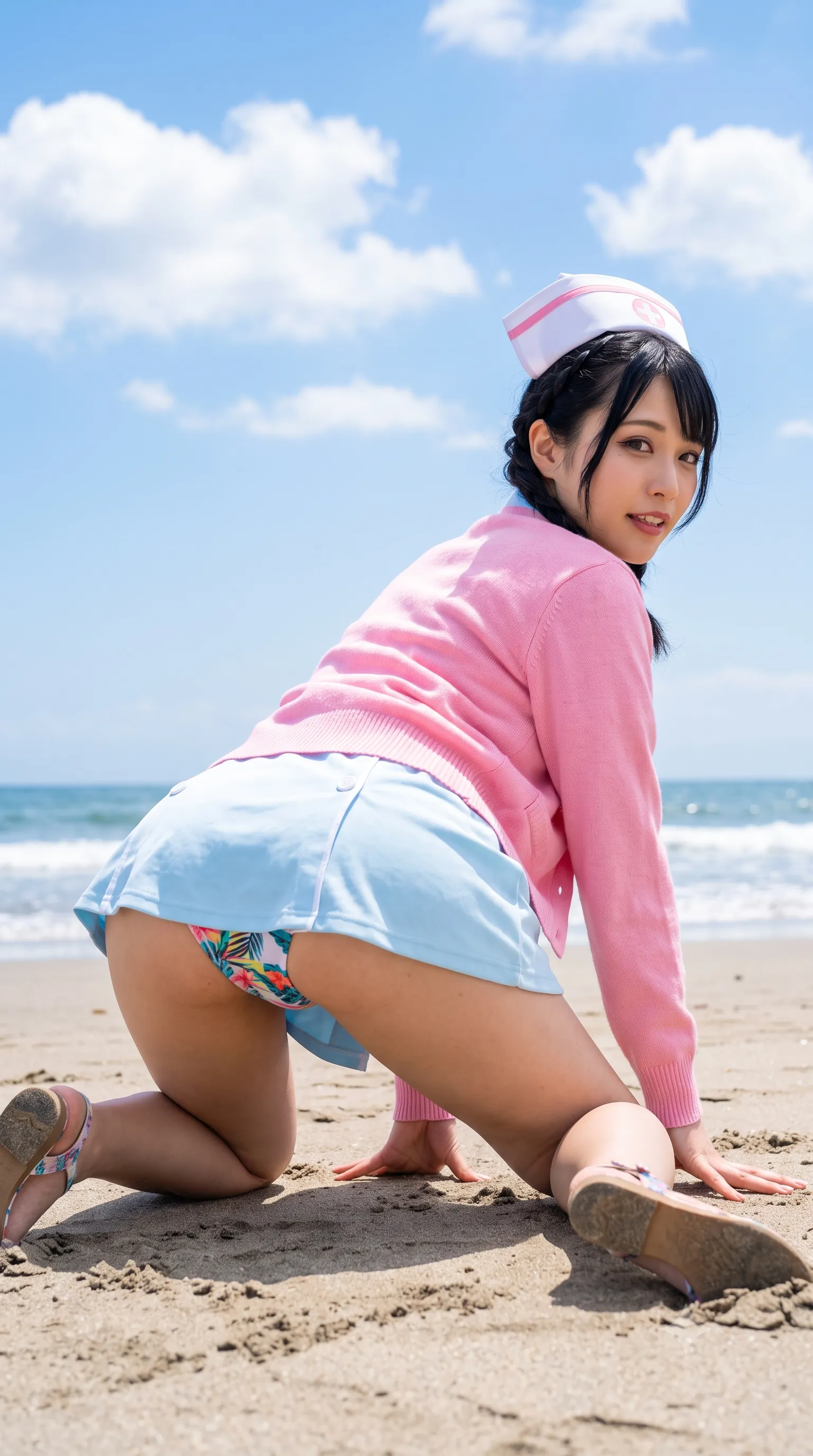 ビーチロケ 振り返り 美尻ライン 009