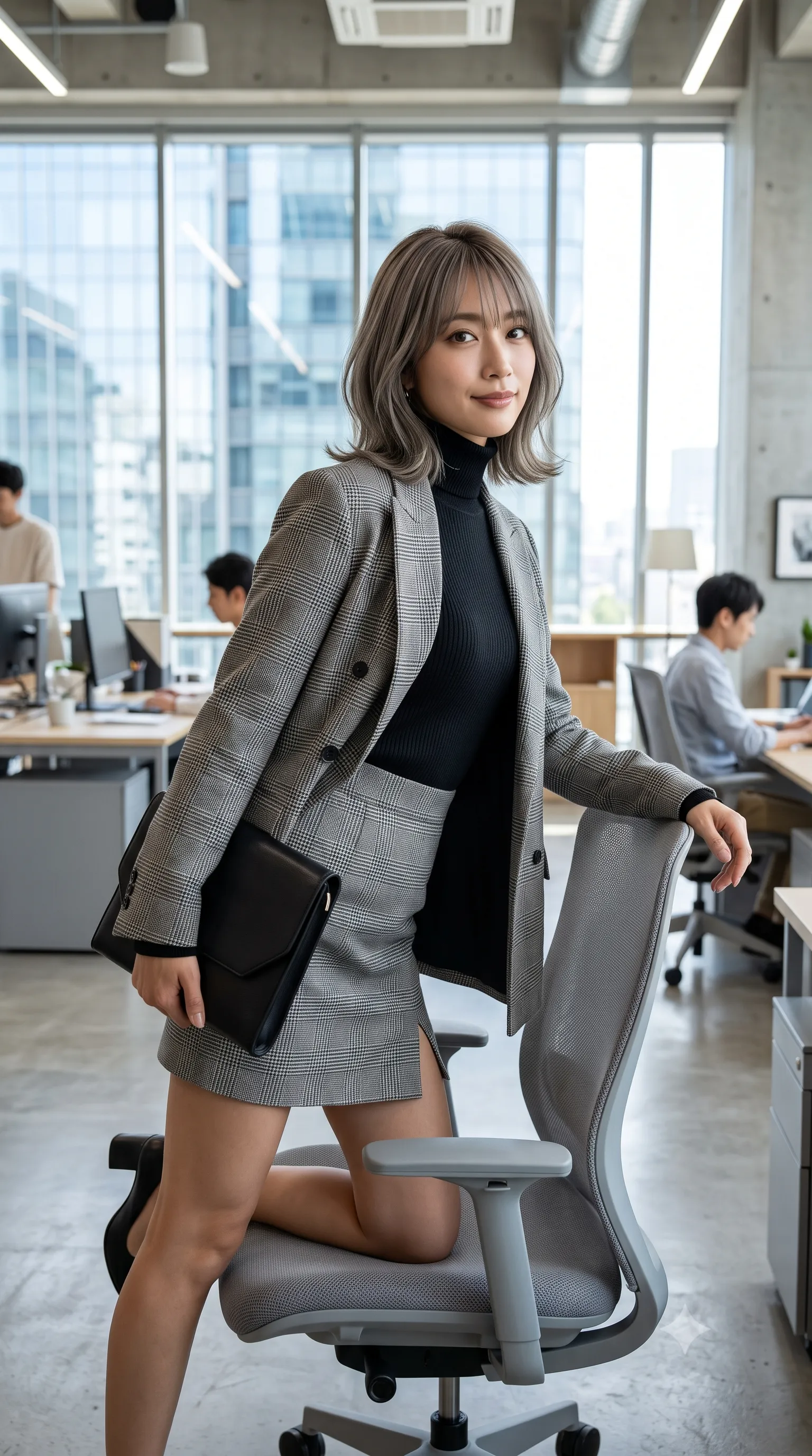 会社員美女 最高のフィナーレショットカット 061