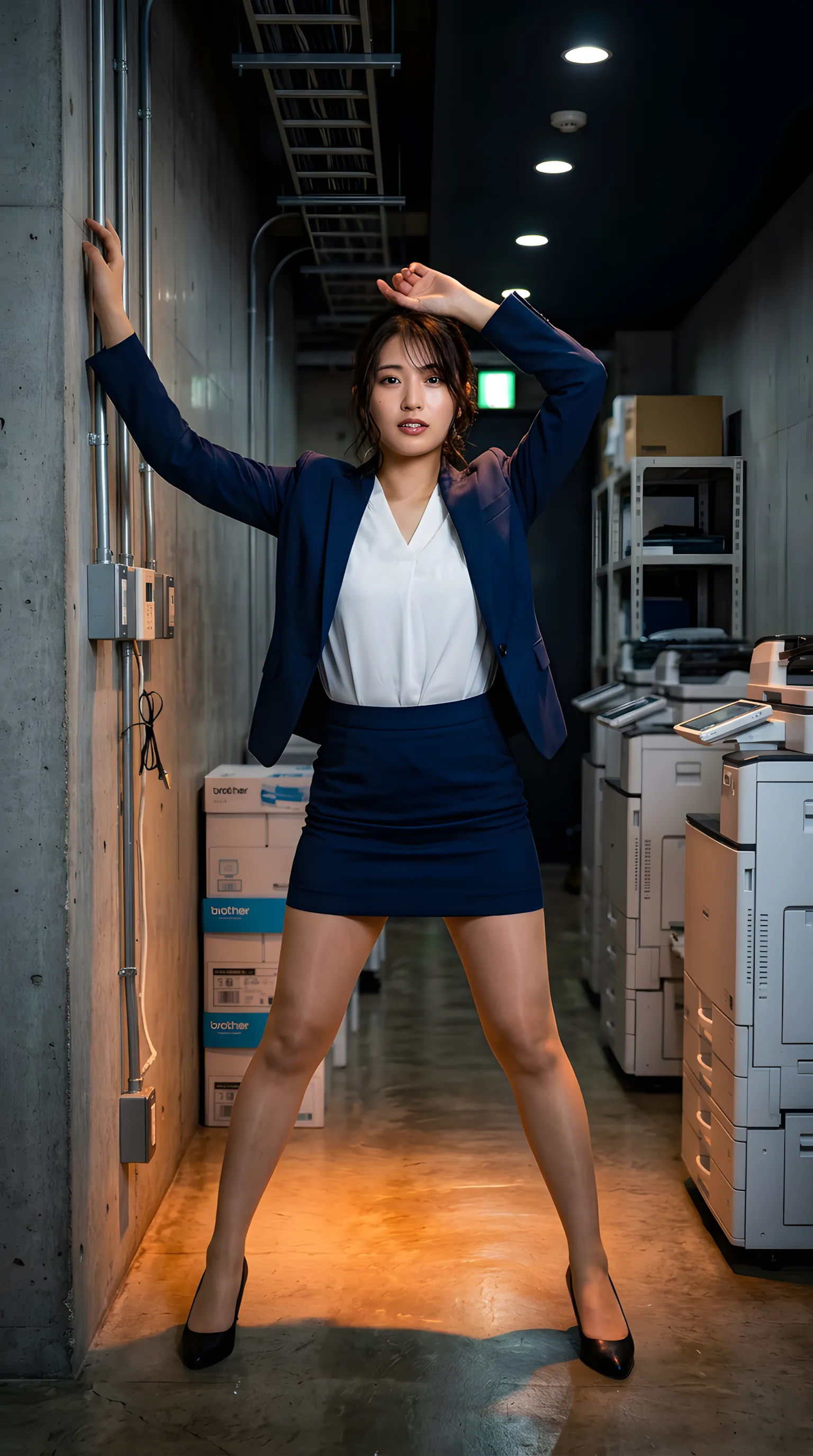 生足露出 最高の肉感美 振り返り 007