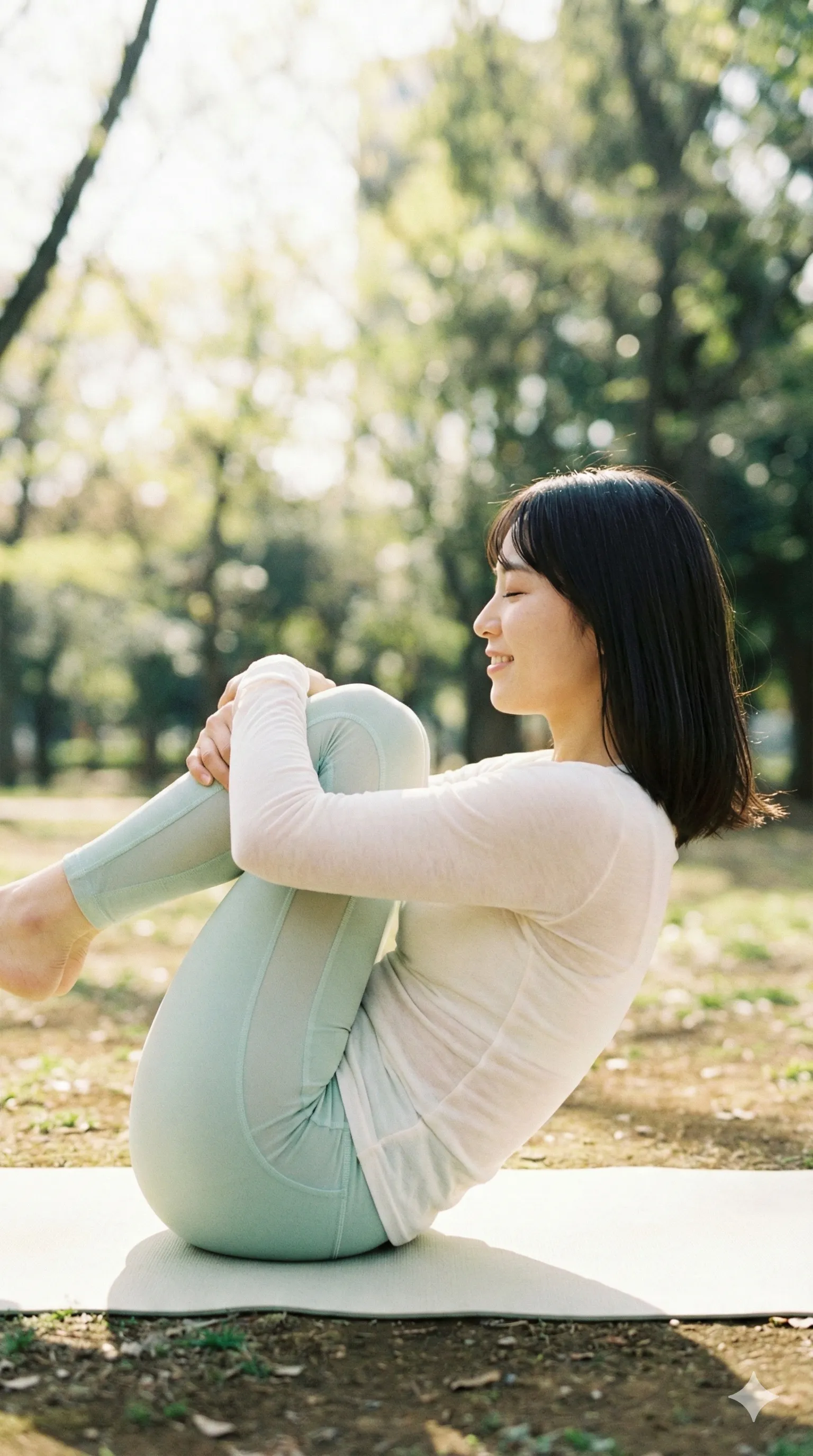 抱え脚で骨盤ラインが引き立つヨガ女子13