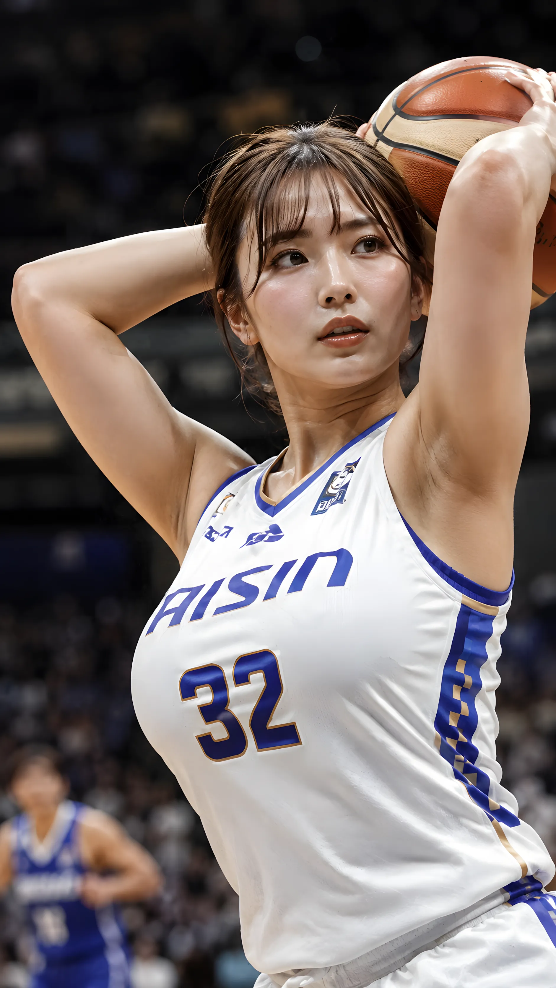 ユニフォーム張り詰め 最高の肉感美ショット 015