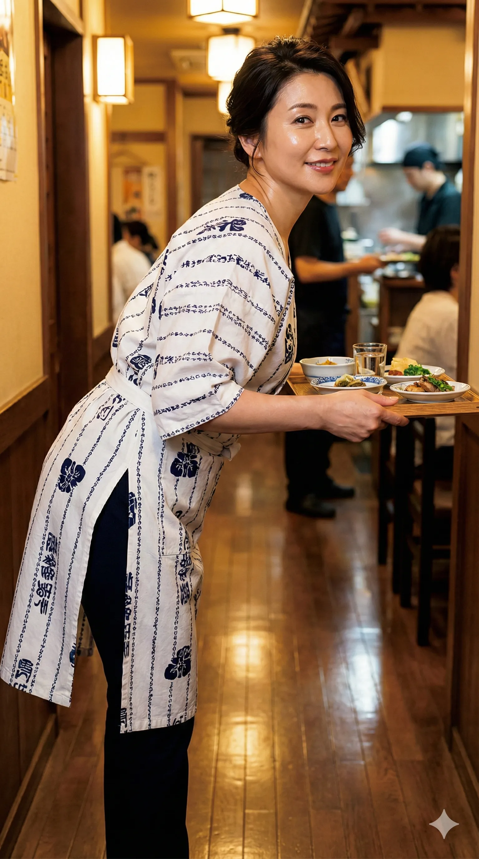 立ち姿から溢れ出る綺麗なおばさんの色気と白パンツ尻 017