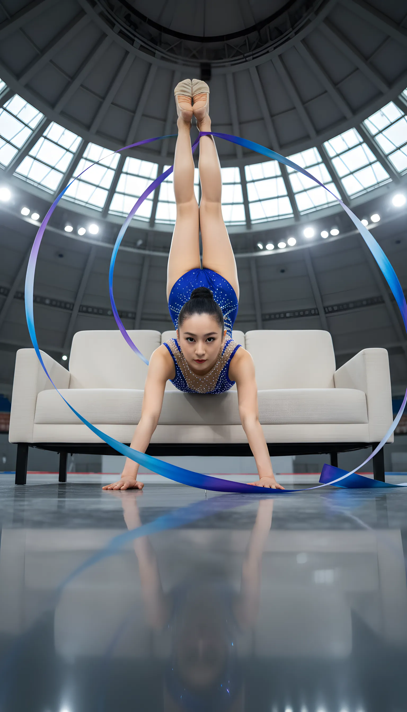 新体操選手 振り返り 誘惑の美尻 025