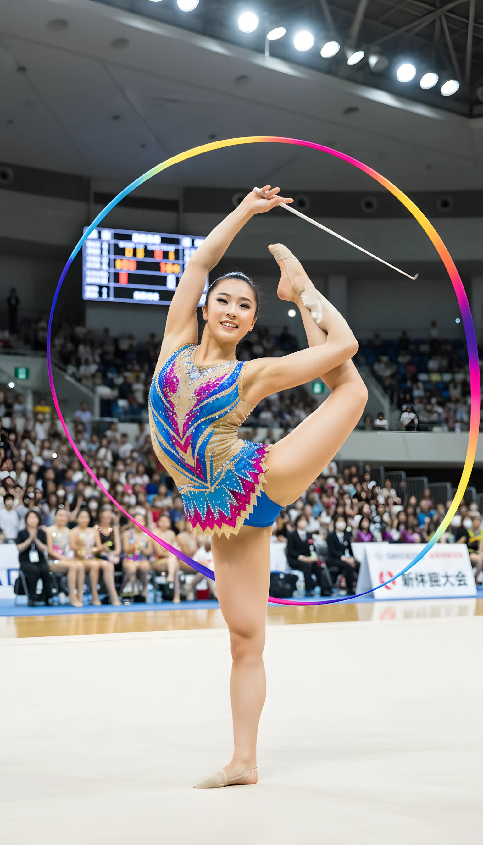 レオタード 尻ライン 最高の肉感 026