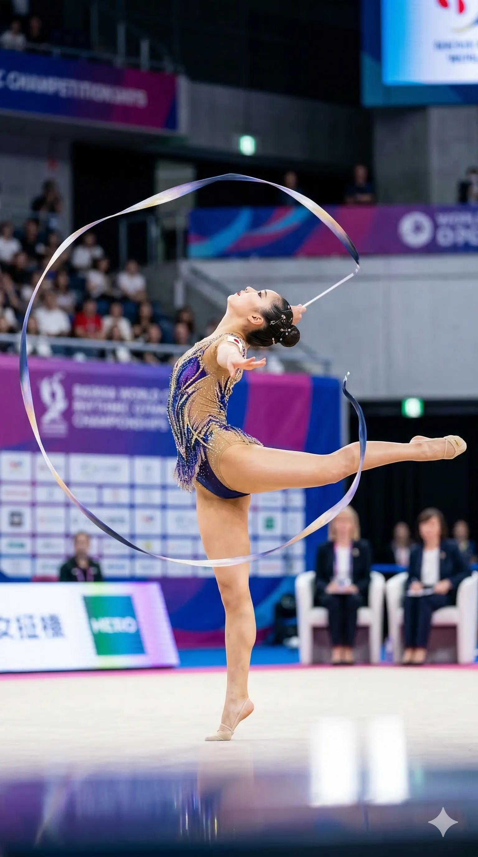 新体操 開脚 煽りアングル 最高の隙 027