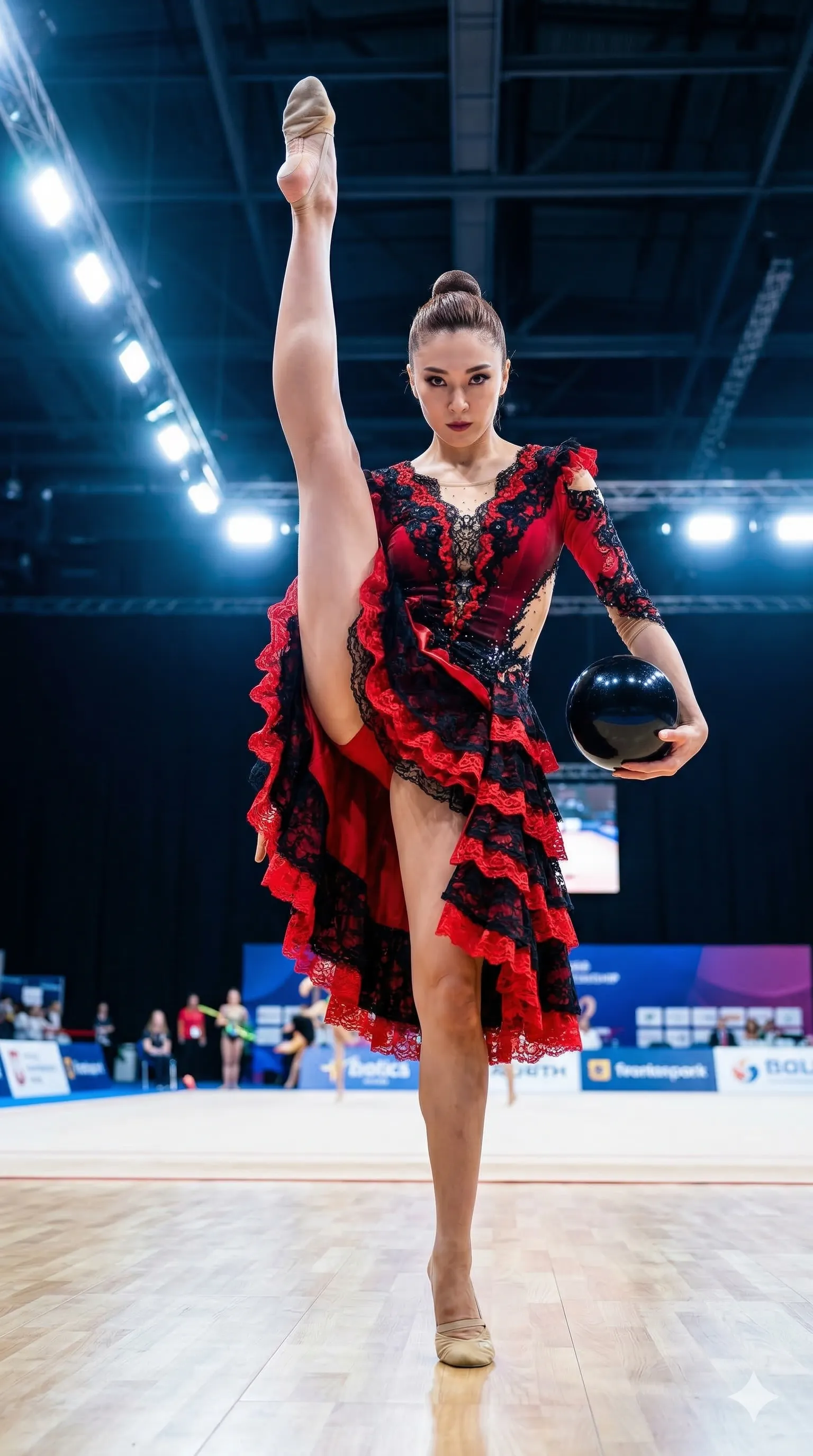 開脚 境界線 究極の肉感美 031