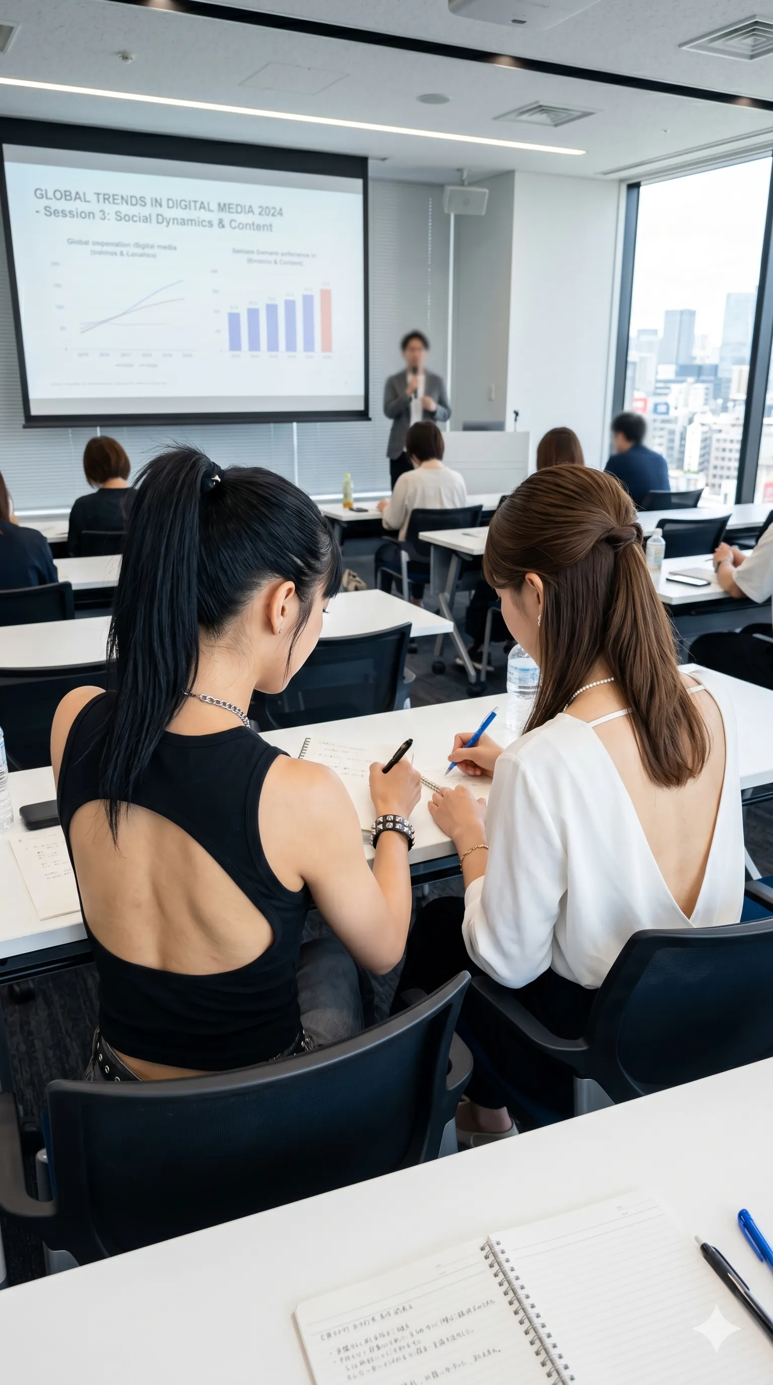 教室 女子生徒 後ろ姿 001