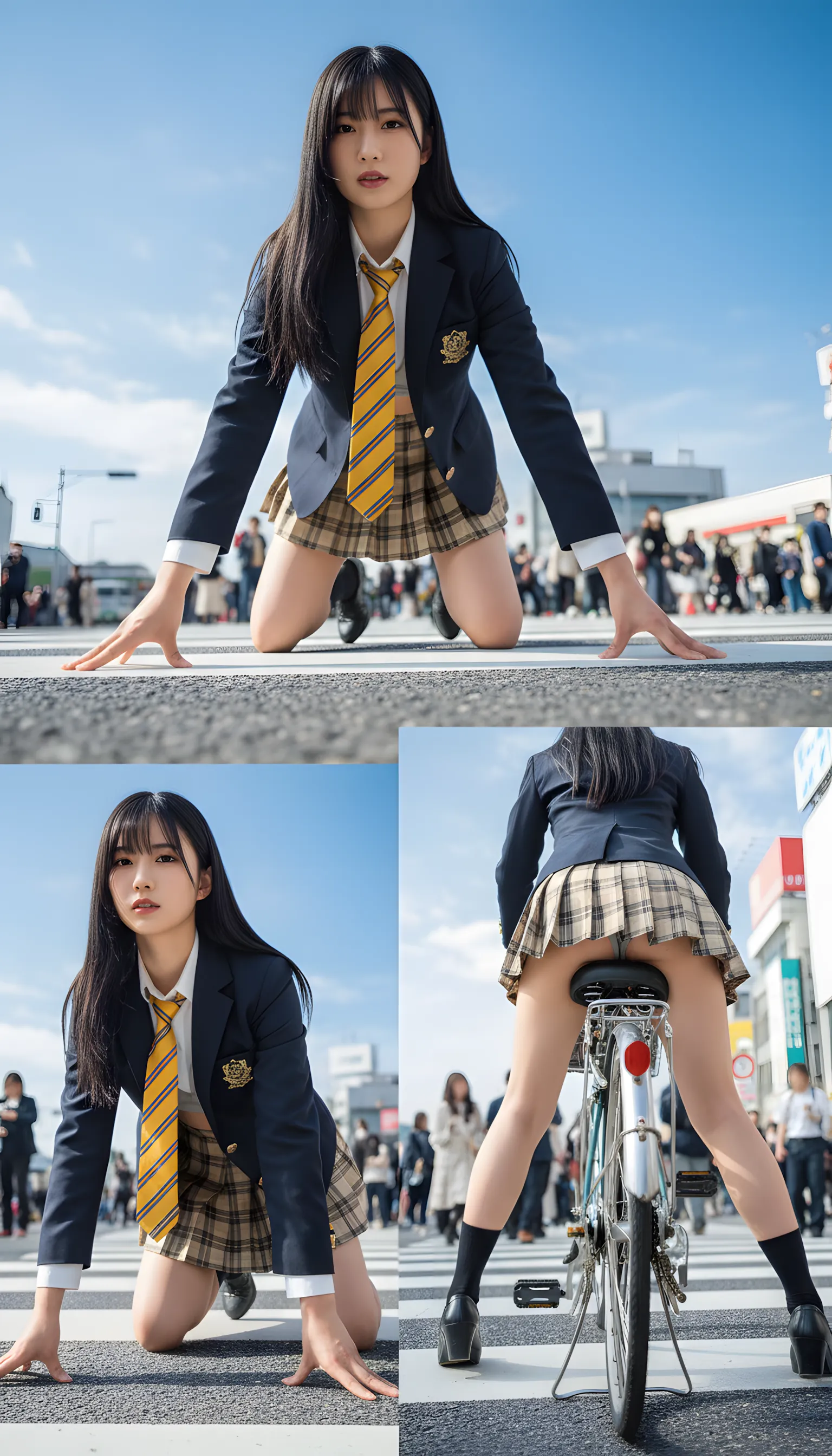 女子高生風 最高の誘惑ショット 041