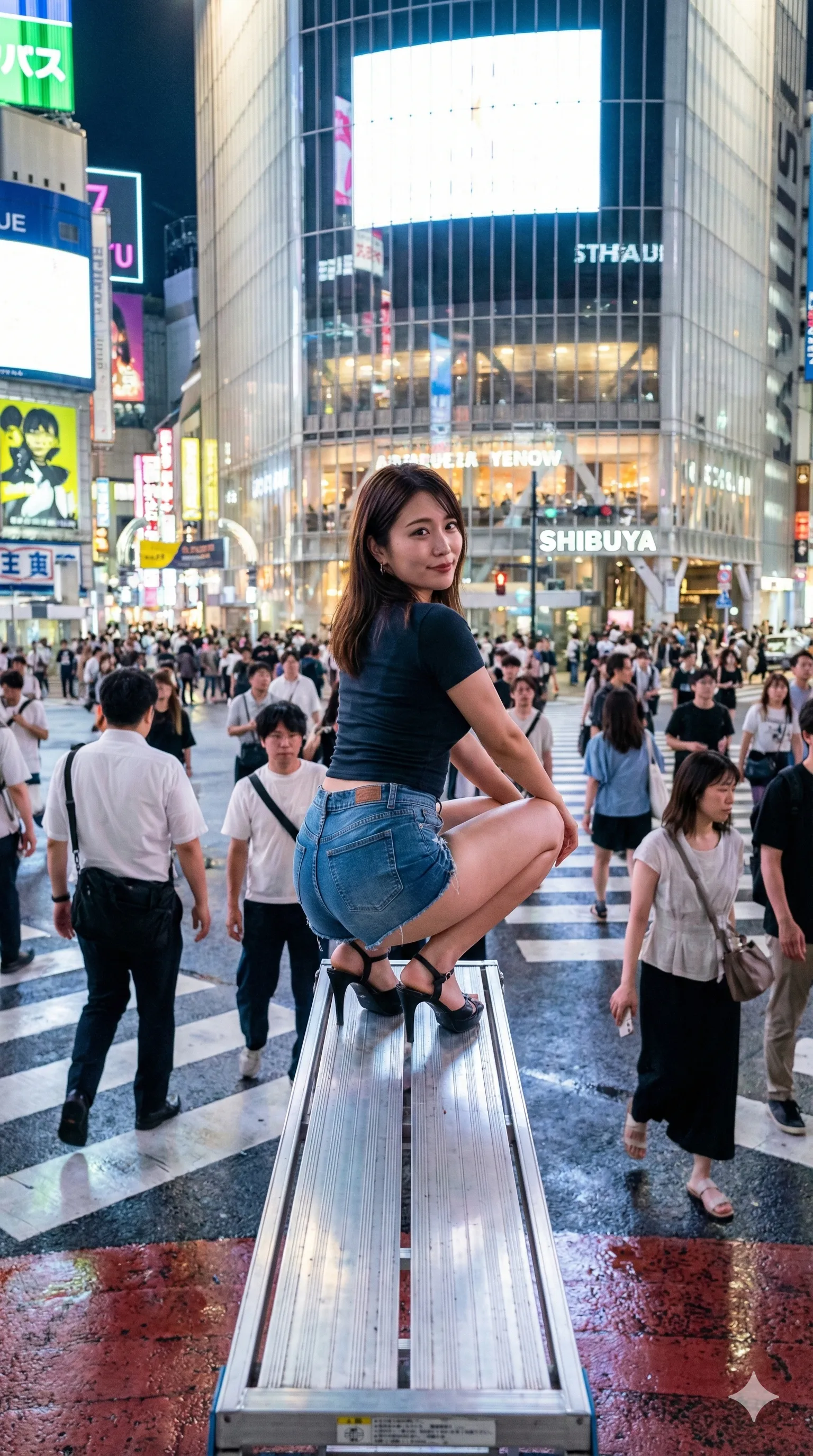 ストリートファッションと尻フェチが融合する、都会の微エロ