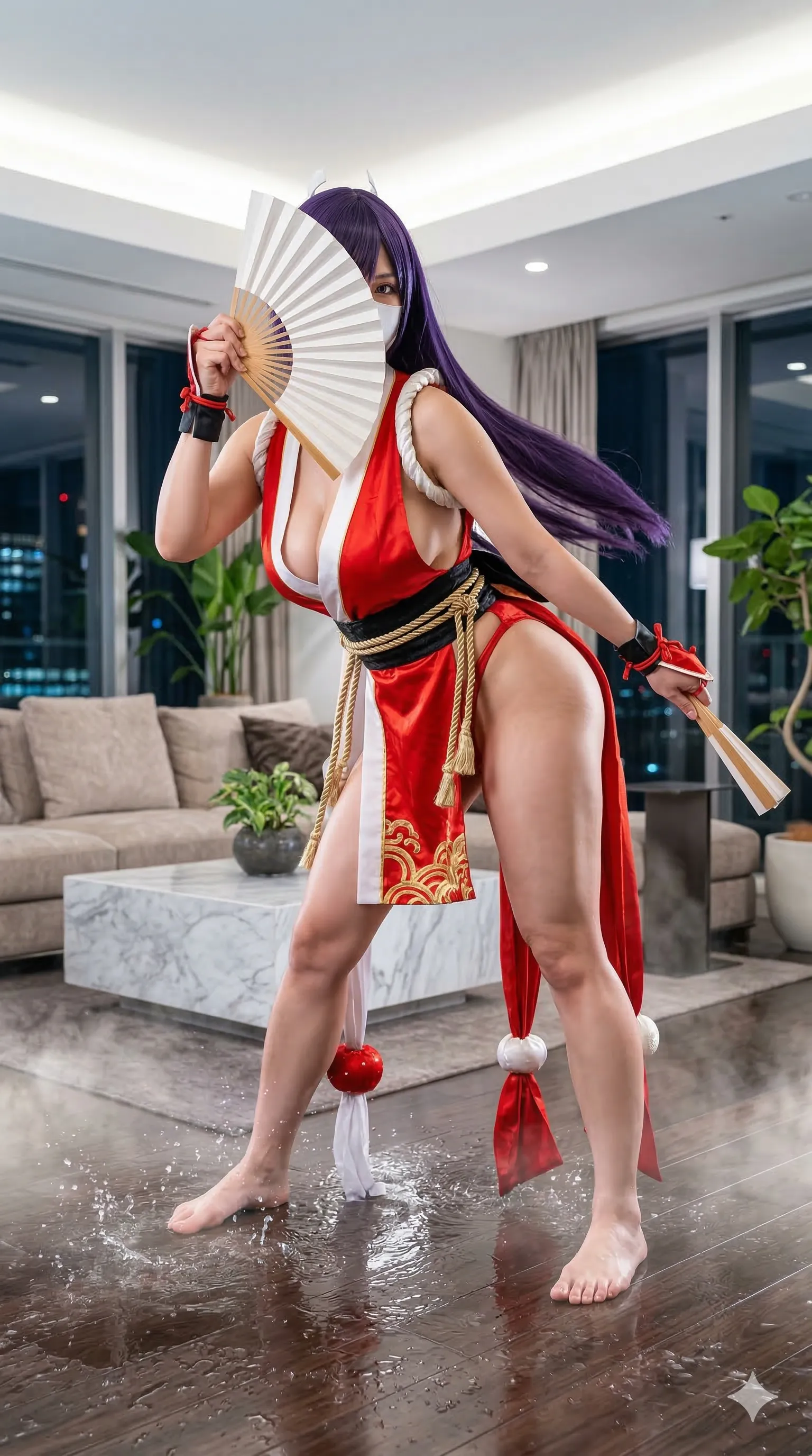 筋肉美女 下半身突き出し 尻のボリューム 020