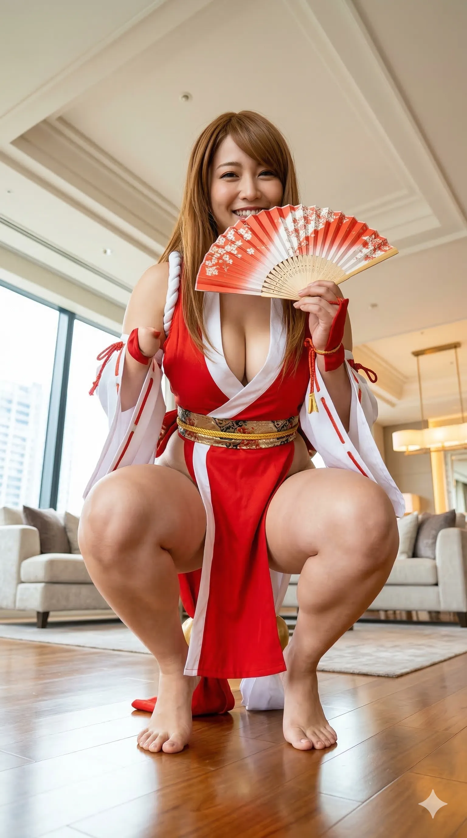 筋肉美女 下半身突き出し 最高の肉感美 032