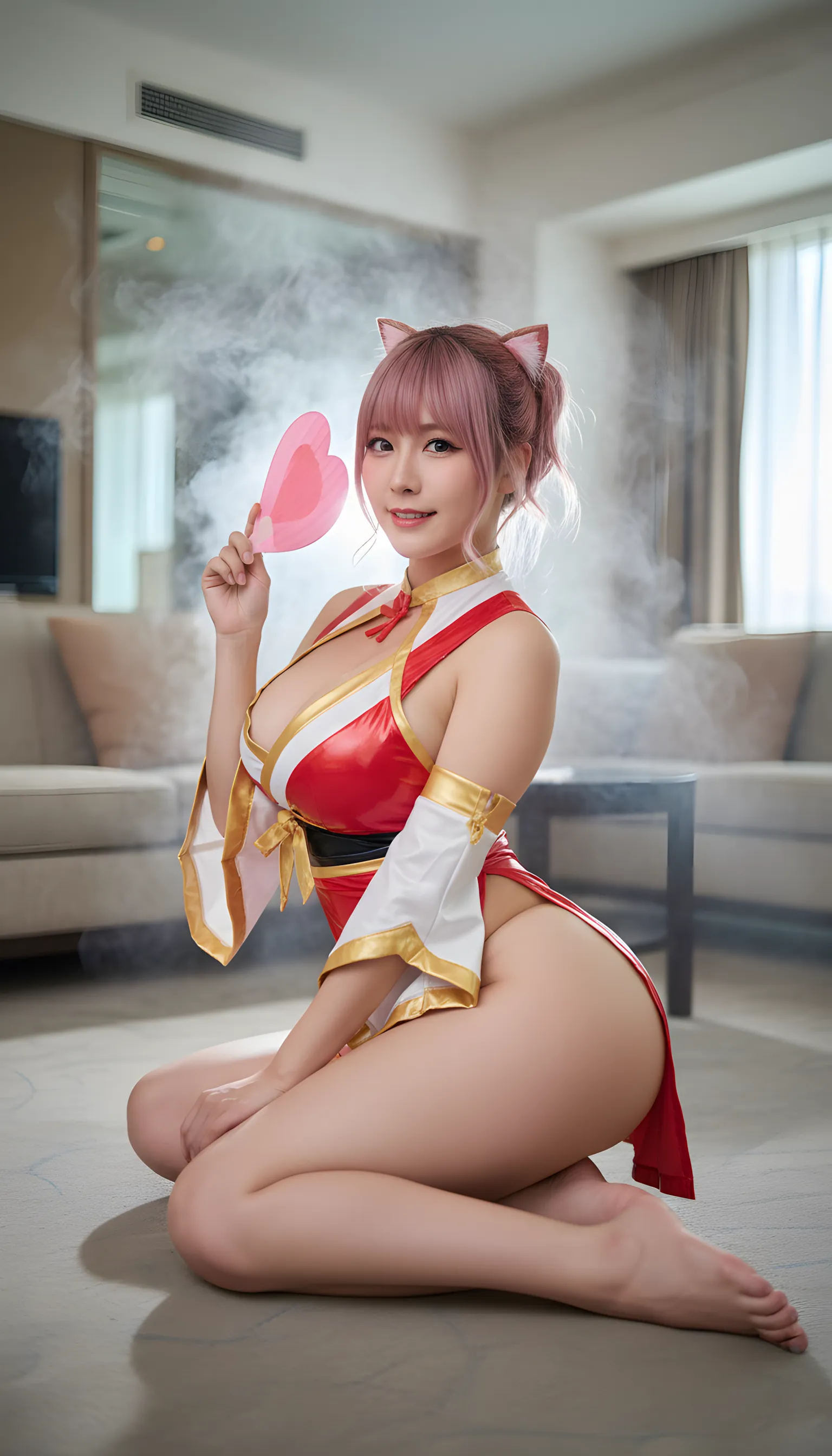 不知火舞 コスプレ 尻ライン 究極のアーチ 033