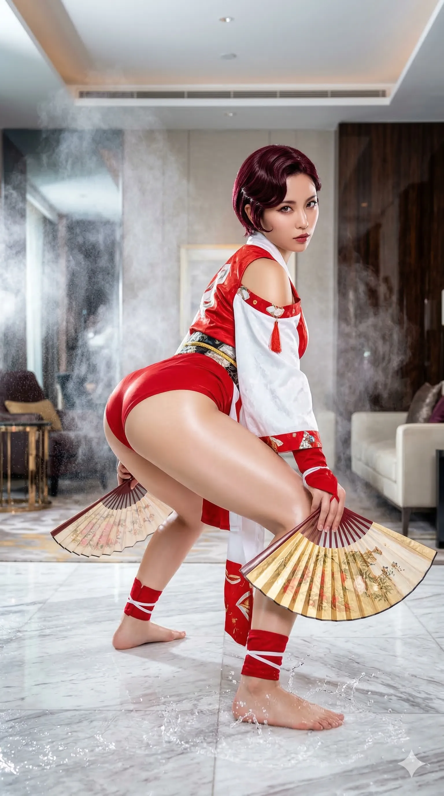 不知火舞 開脚 最高の残り香 043