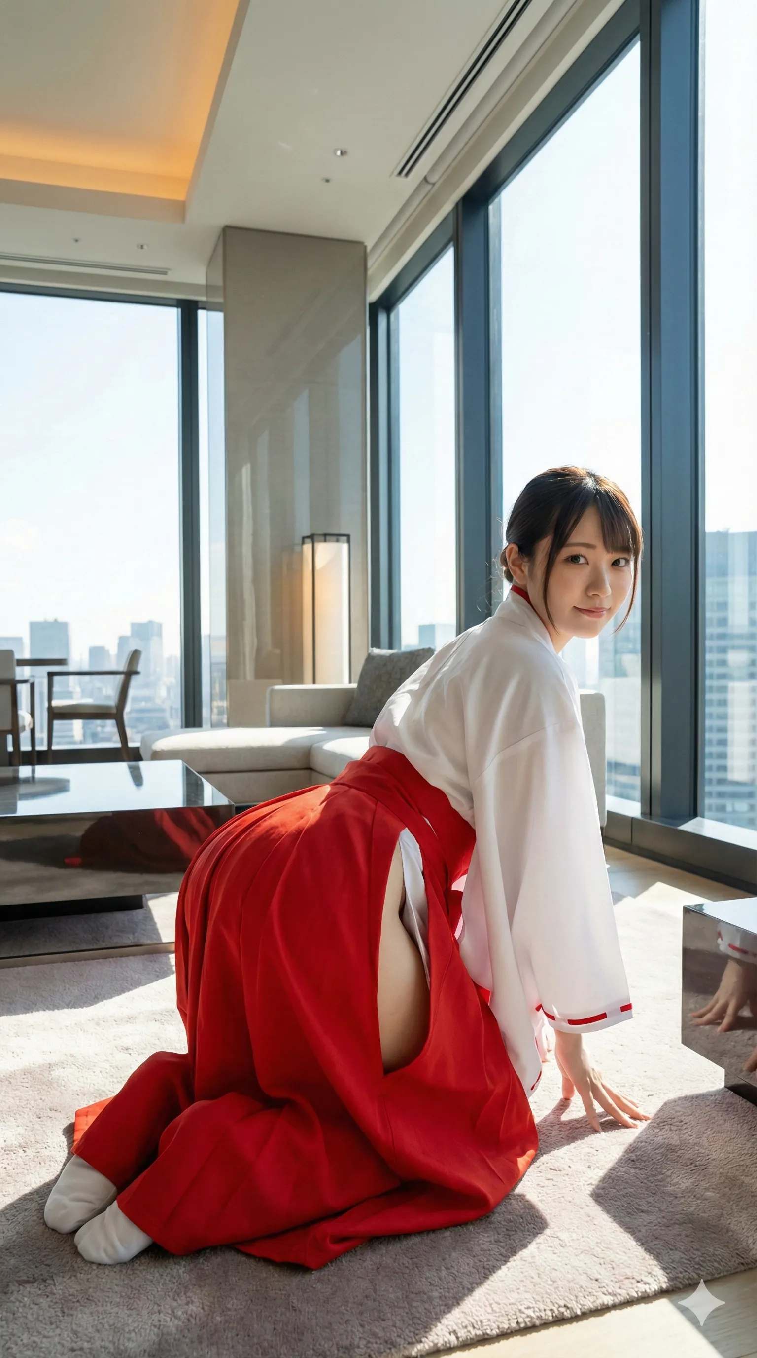 背徳の巫女グラビア 隙間の美学 019