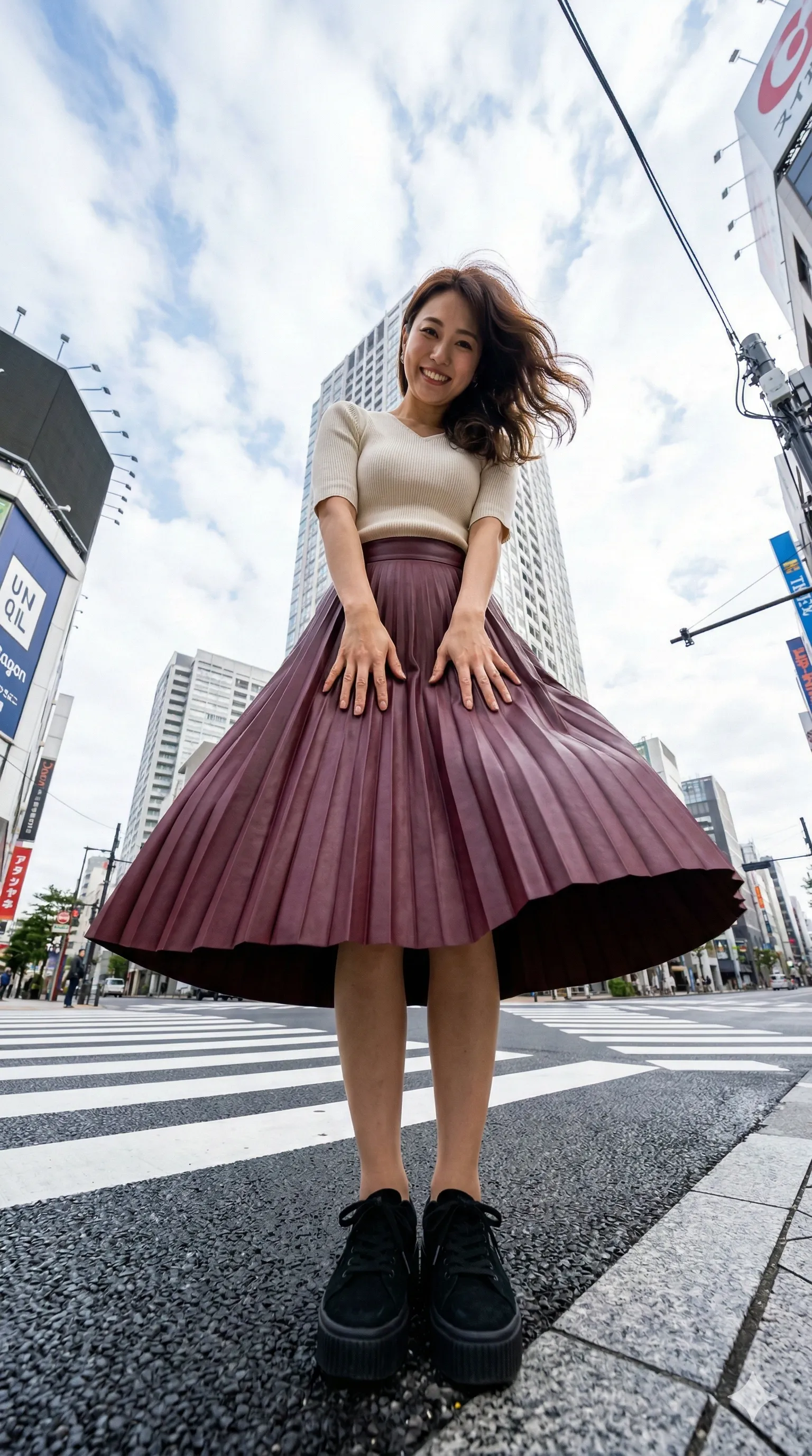 ローアングル 尻ライン 曲線美 015