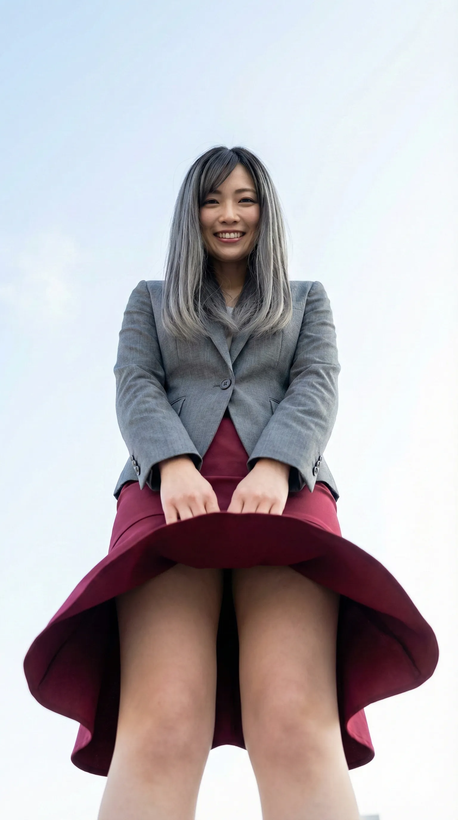 都会の日常 風の悪戯 美尻 019