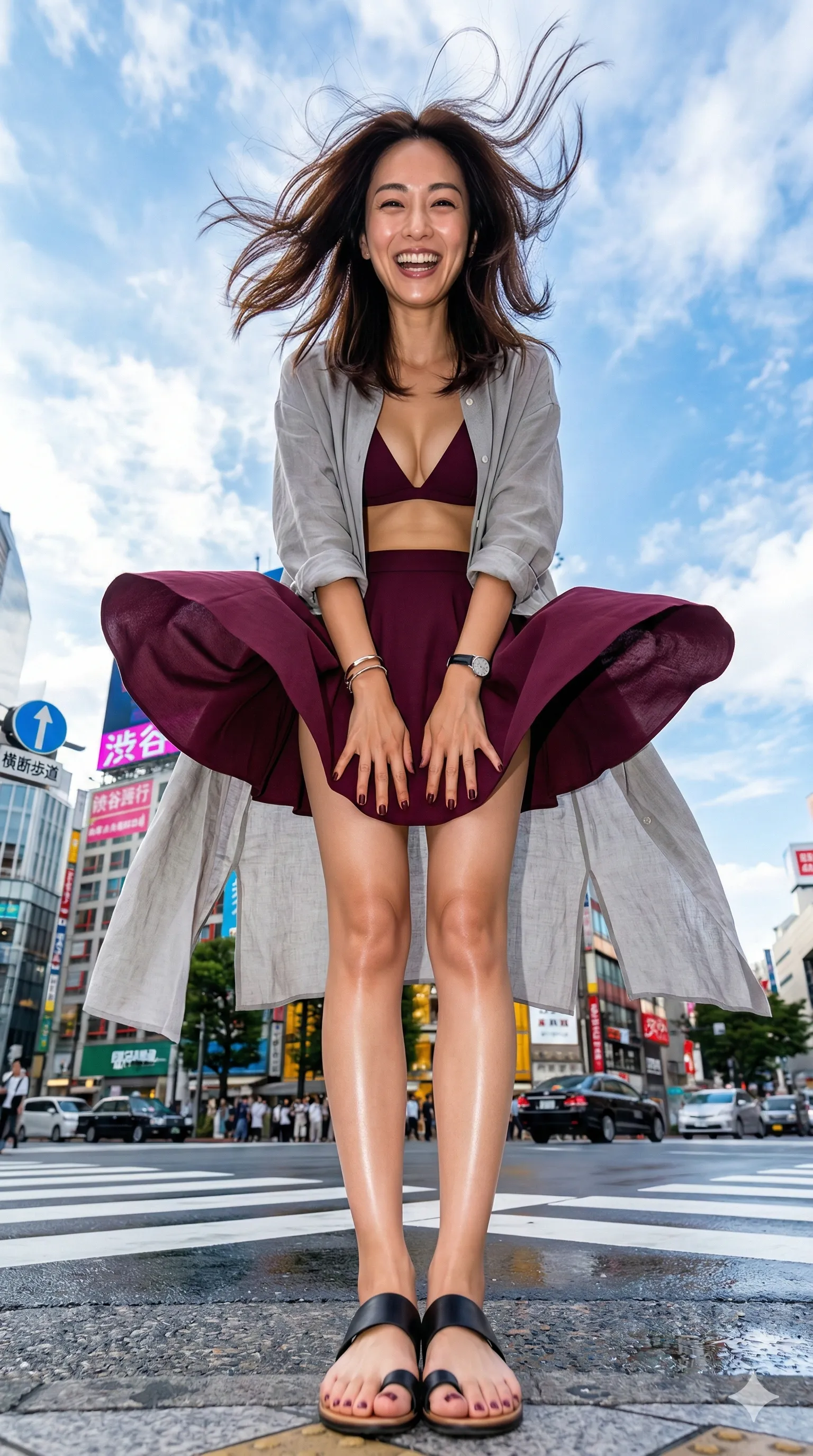 POV スカートの隙間の誘惑 024