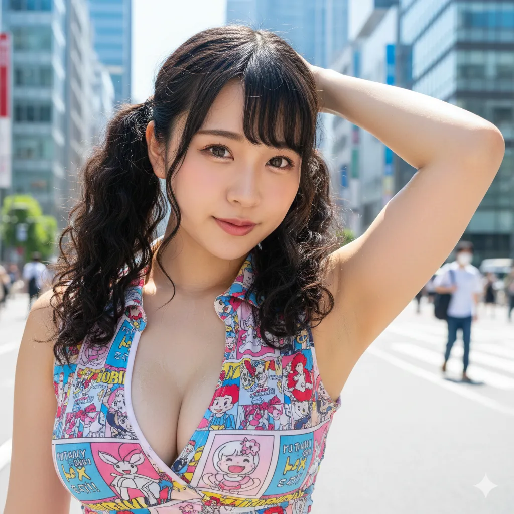 腋窩の滑らかなラインが際立つフェチ向けカット 012