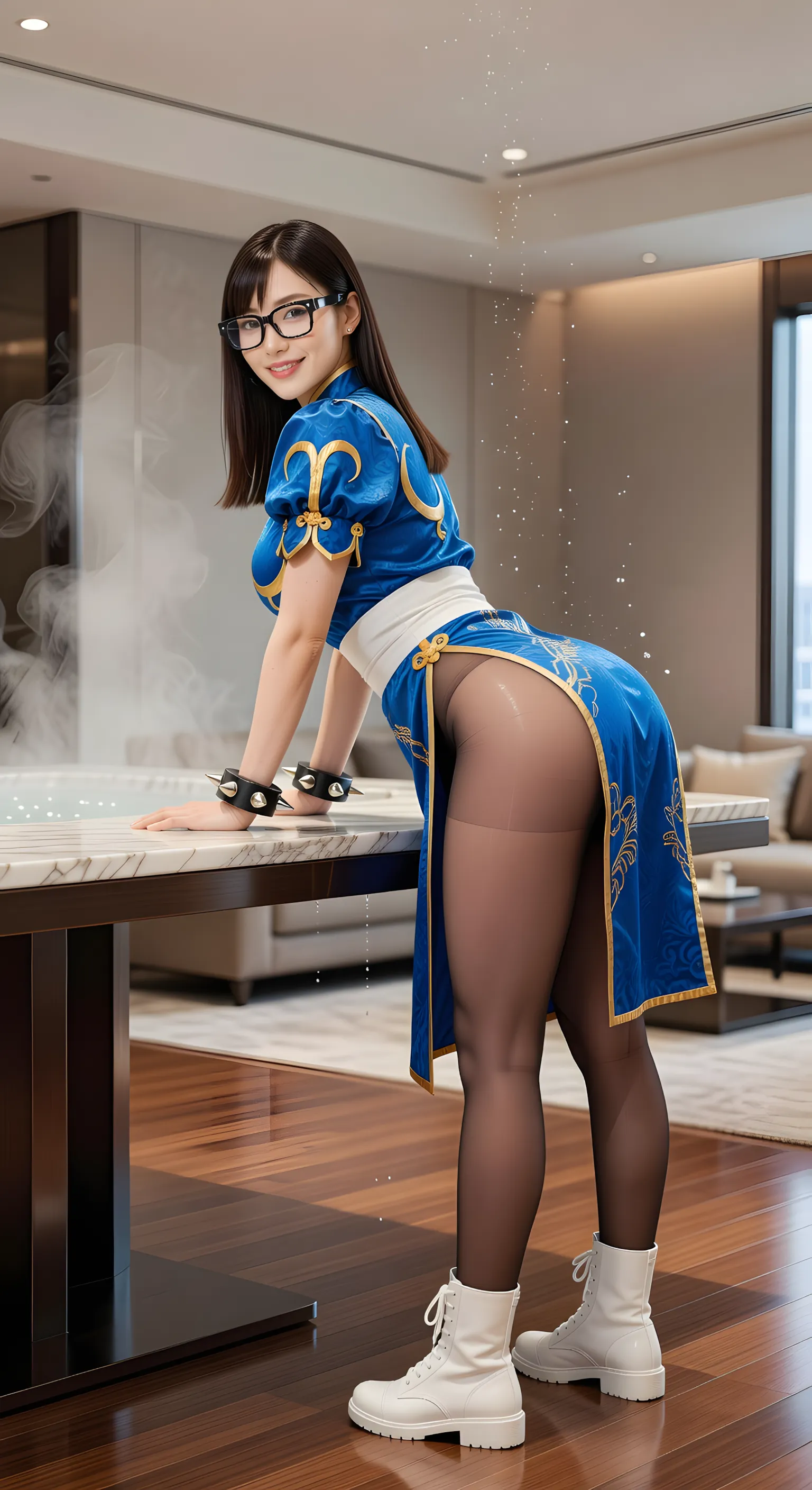 春麗 屈み 最高のアーチ 究極の誘惑 027