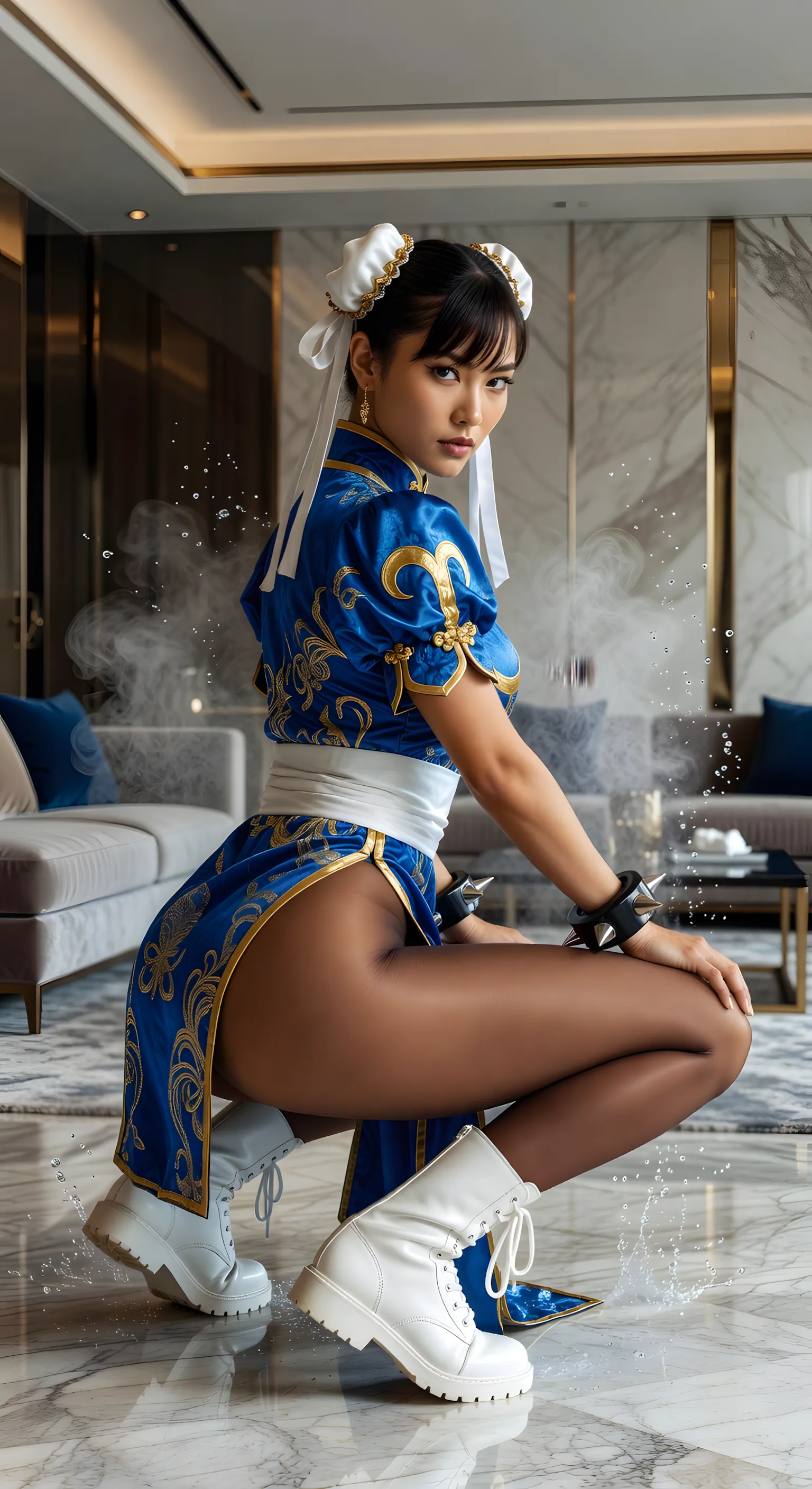 筋肉美女 尻のボリューム 最高の煽り 028