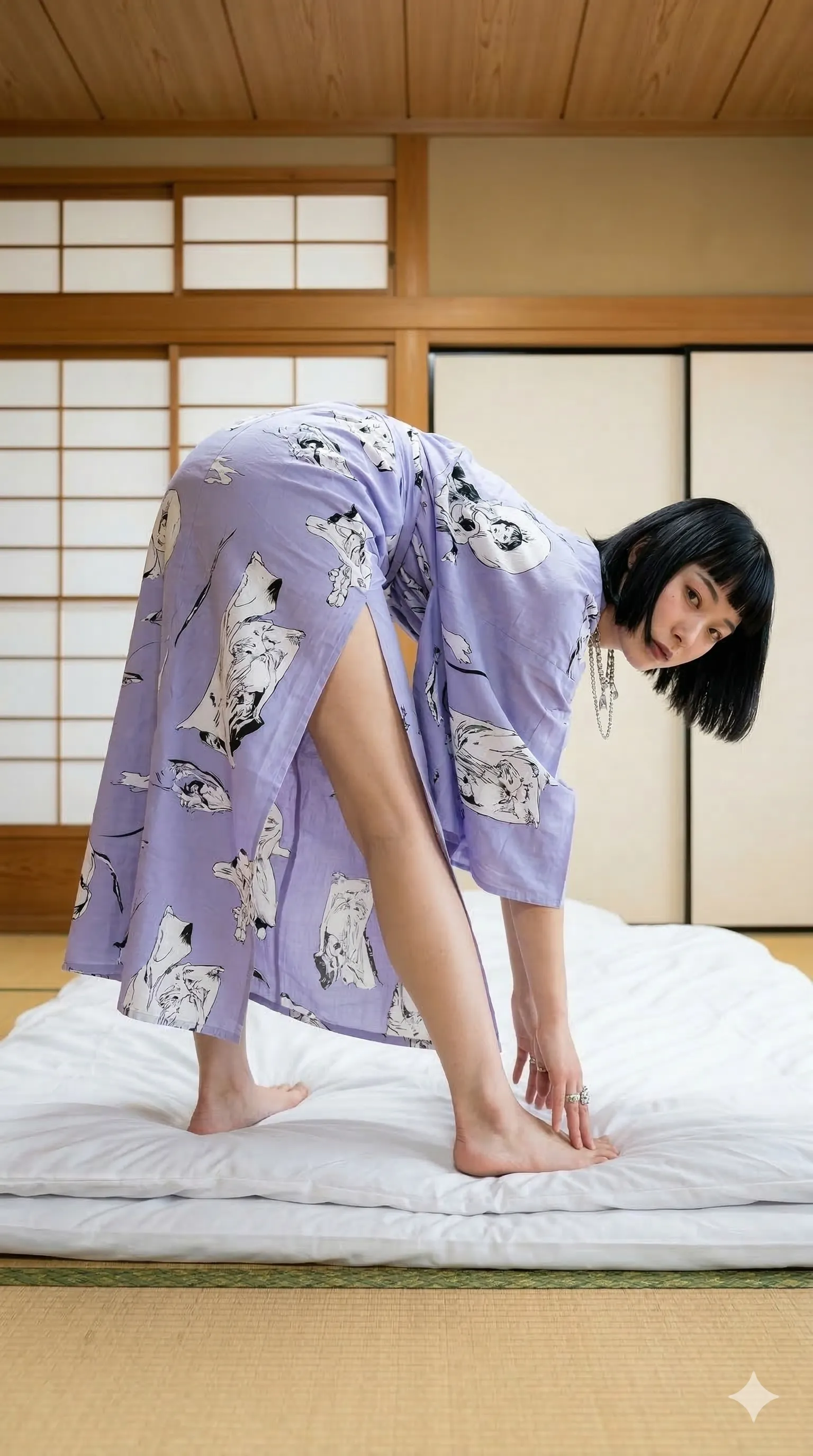 浴衣 突き出し尻 究極のアーチ 021