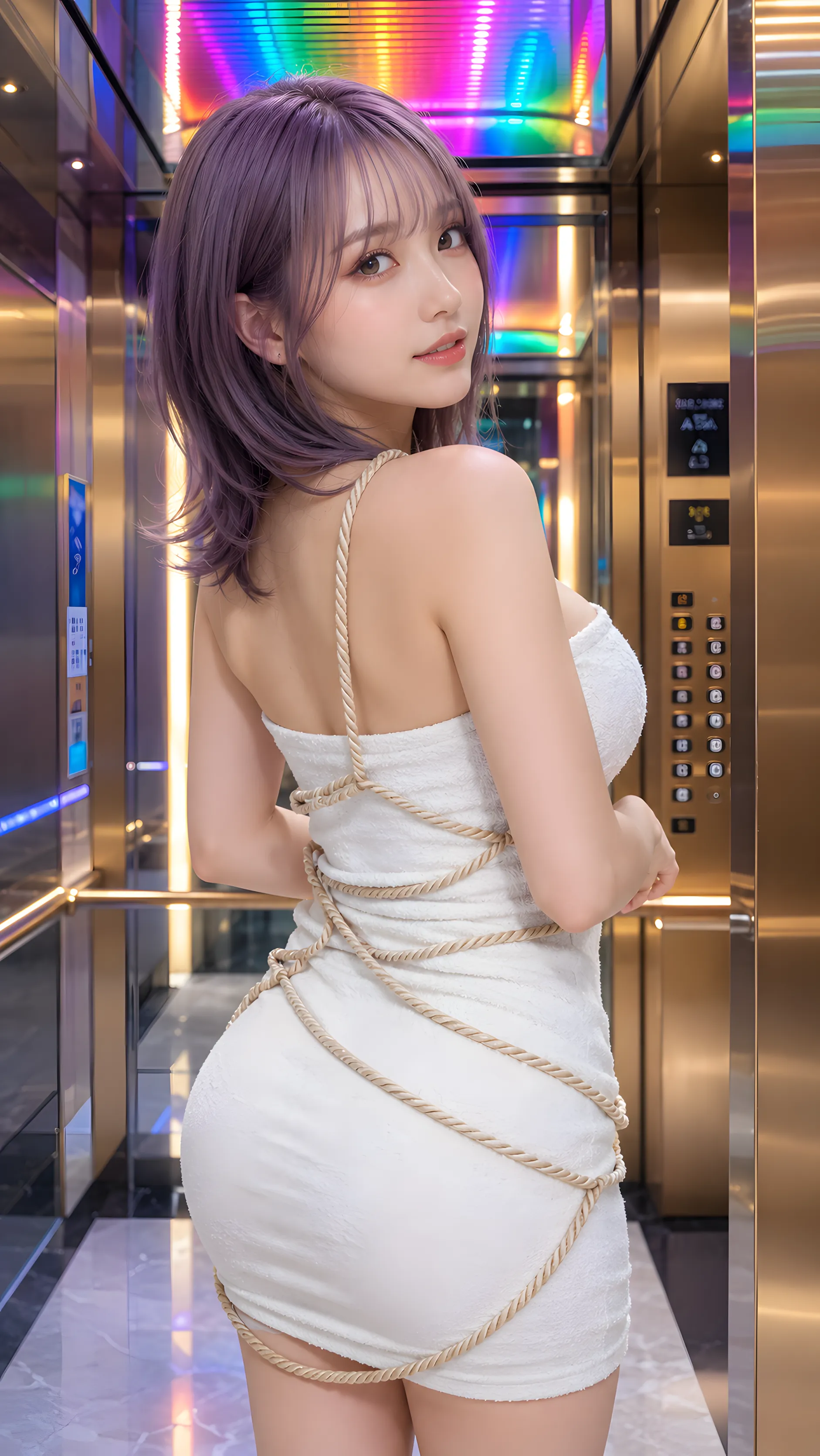 はみ出る巨乳 究極の煽りアングルエンド 042