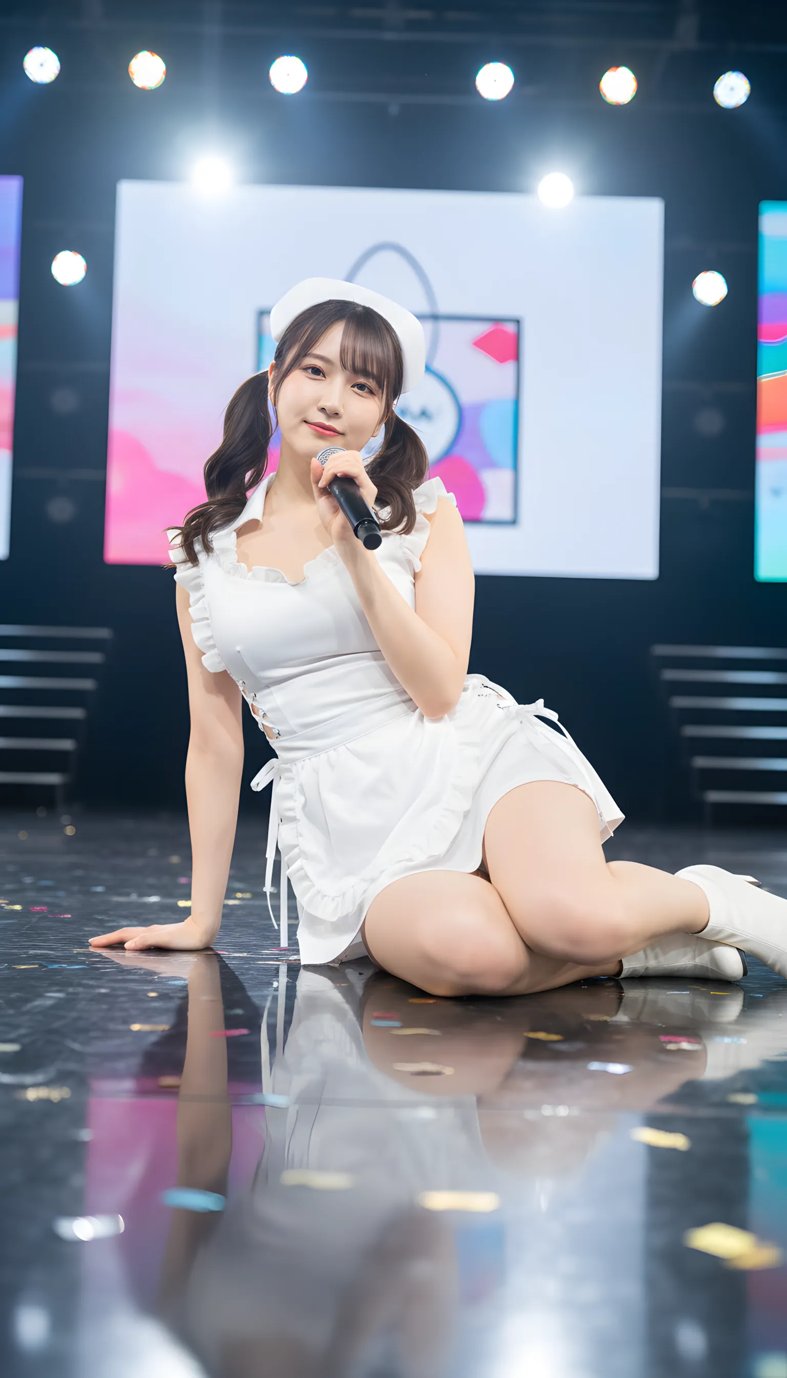 ステージ 煽り 脇と胸のライン 010