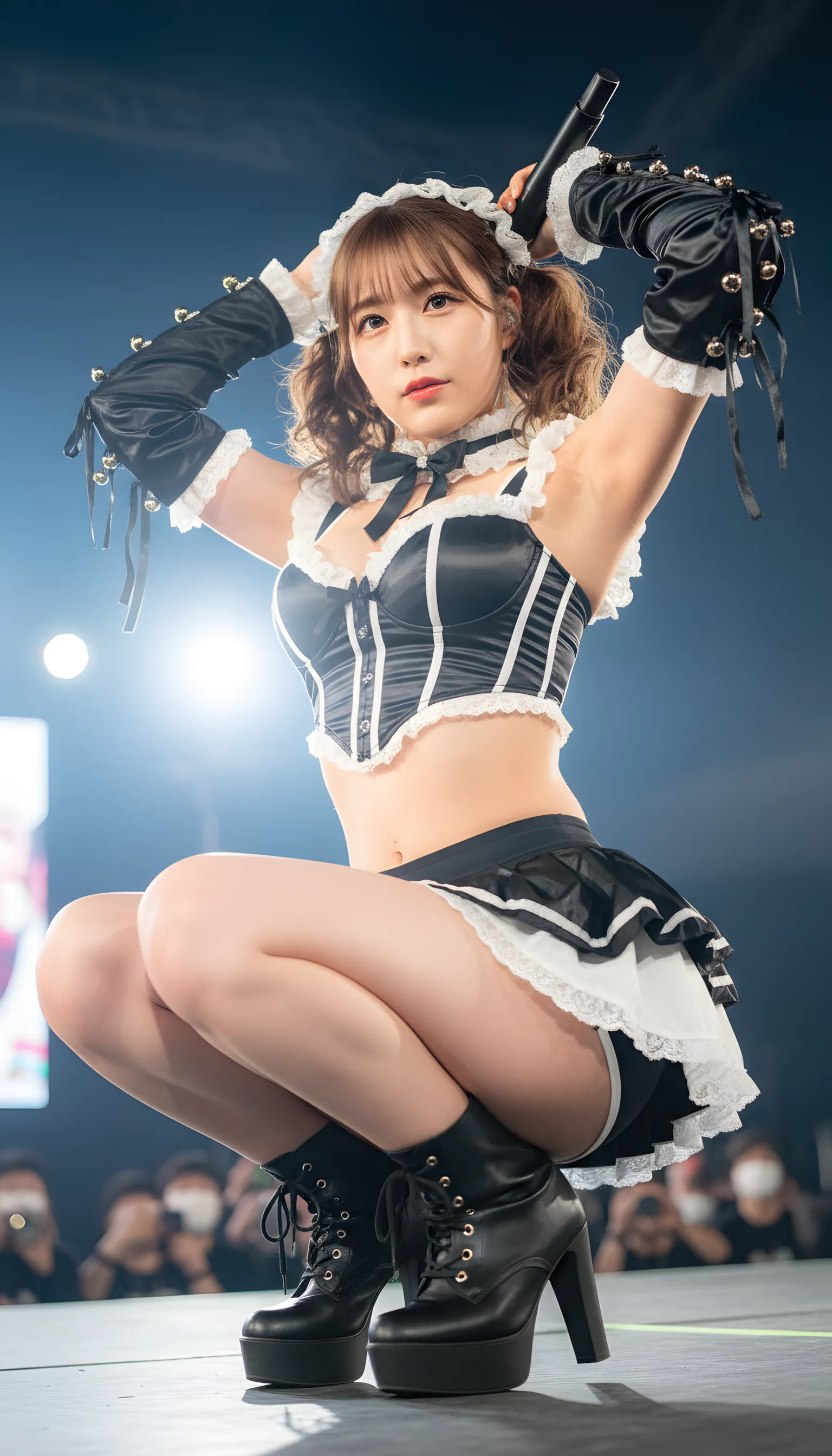 M字開脚 尻の丸み 最高のアーチ 026