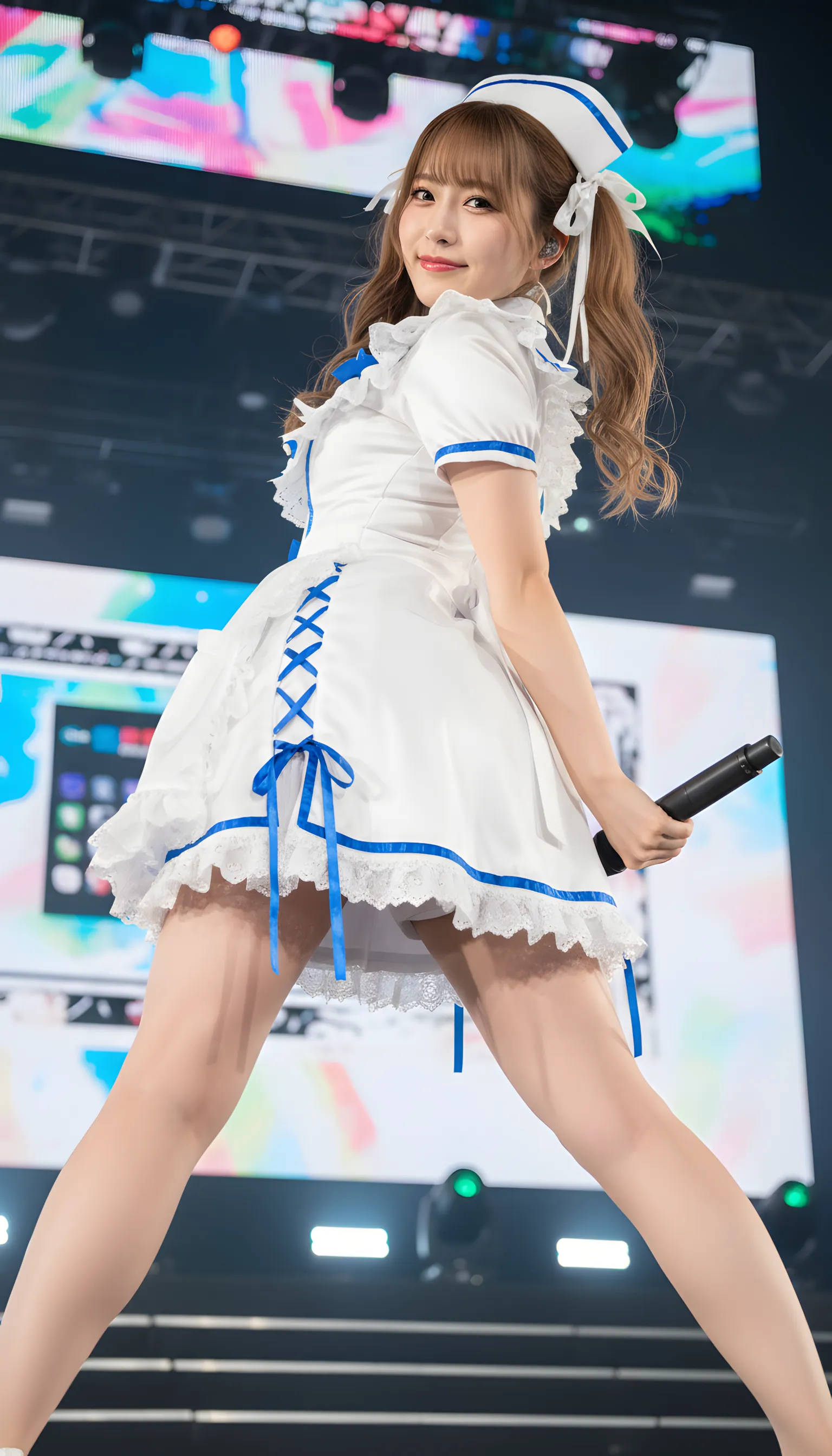 ツインテール 脇 最後の決めポーズ 031