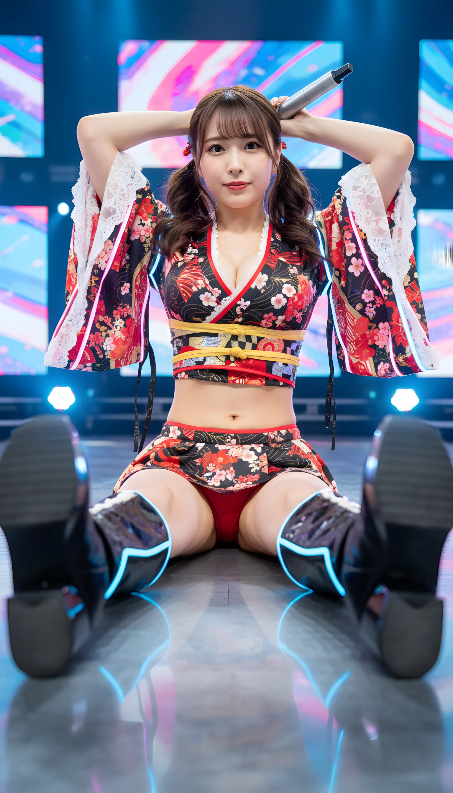 アイドル 尻ボリューム 煽りアングル 035