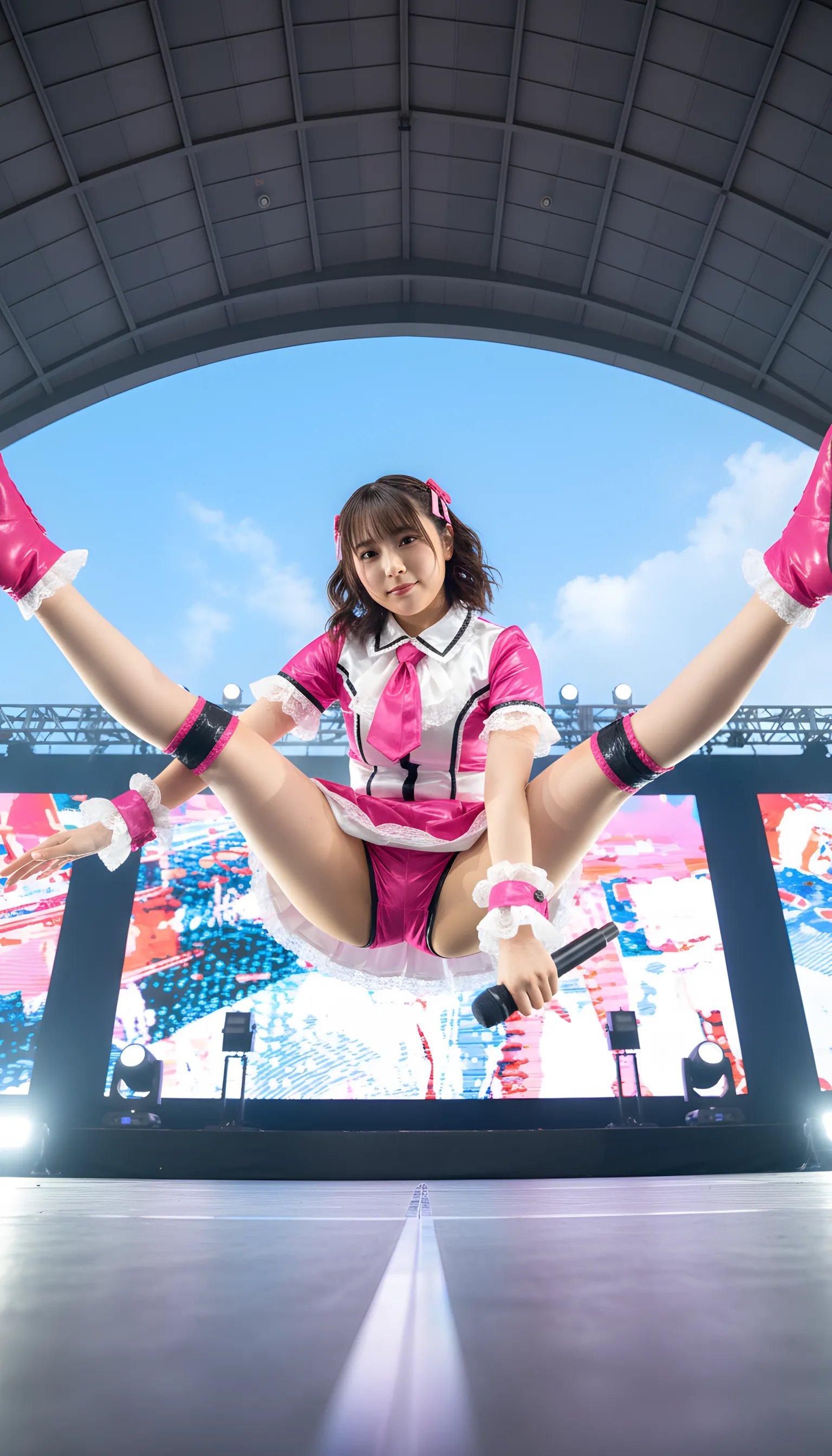 M字開脚 アイドル 最高の残り香 042