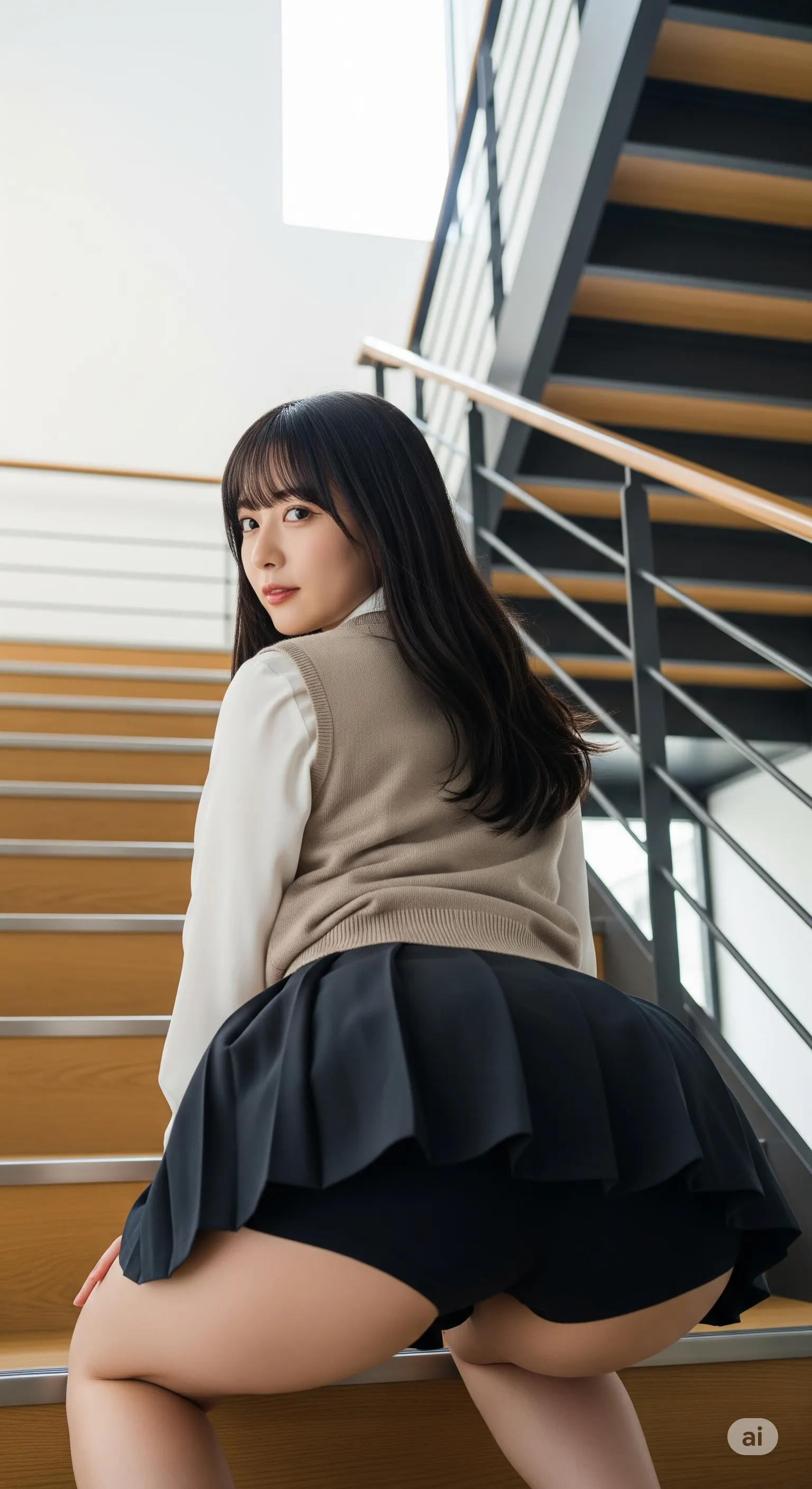 後ろ姿で魅せる大人のヒップライン