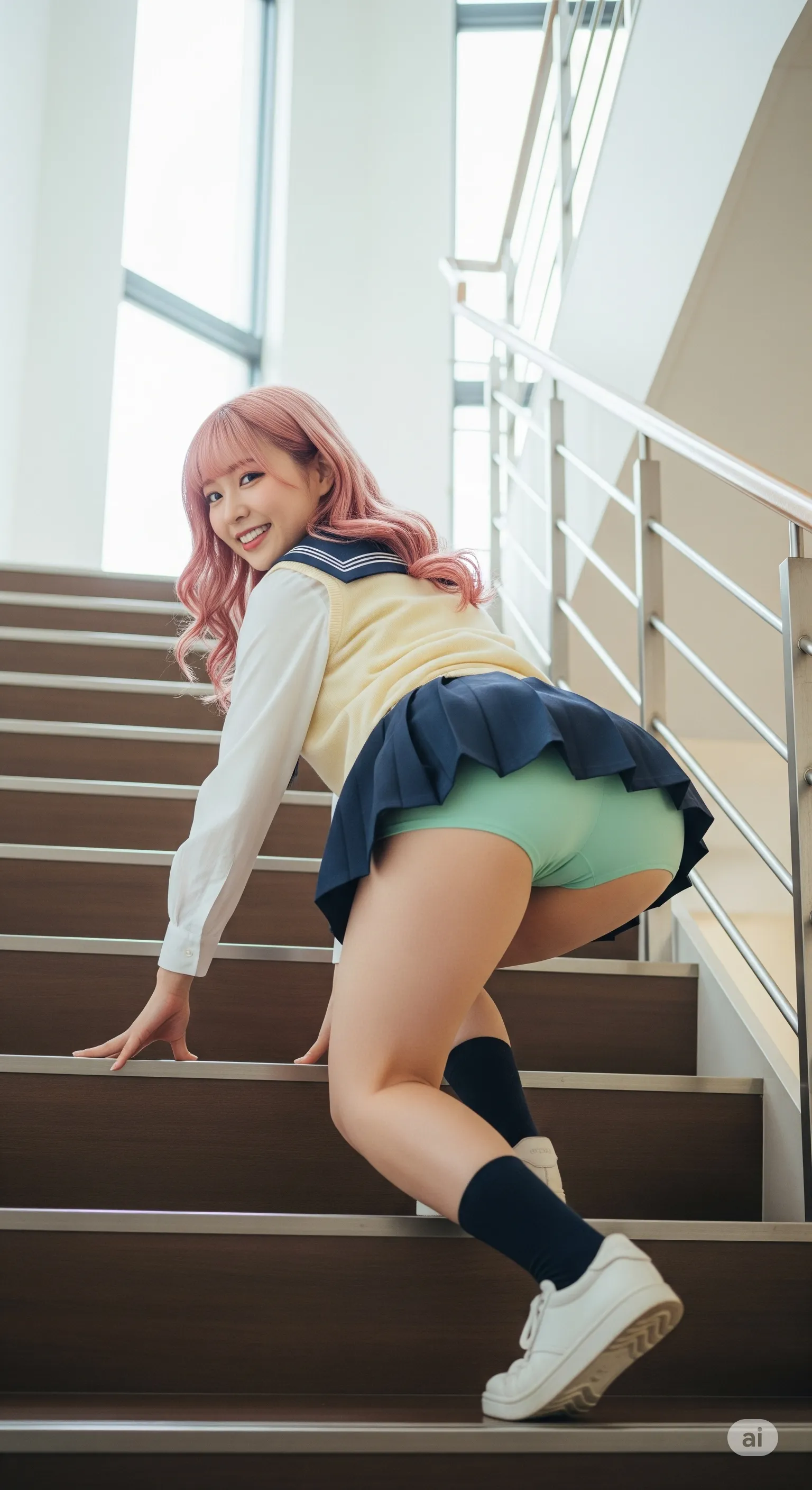 振り返り構図で完成する巨尻美